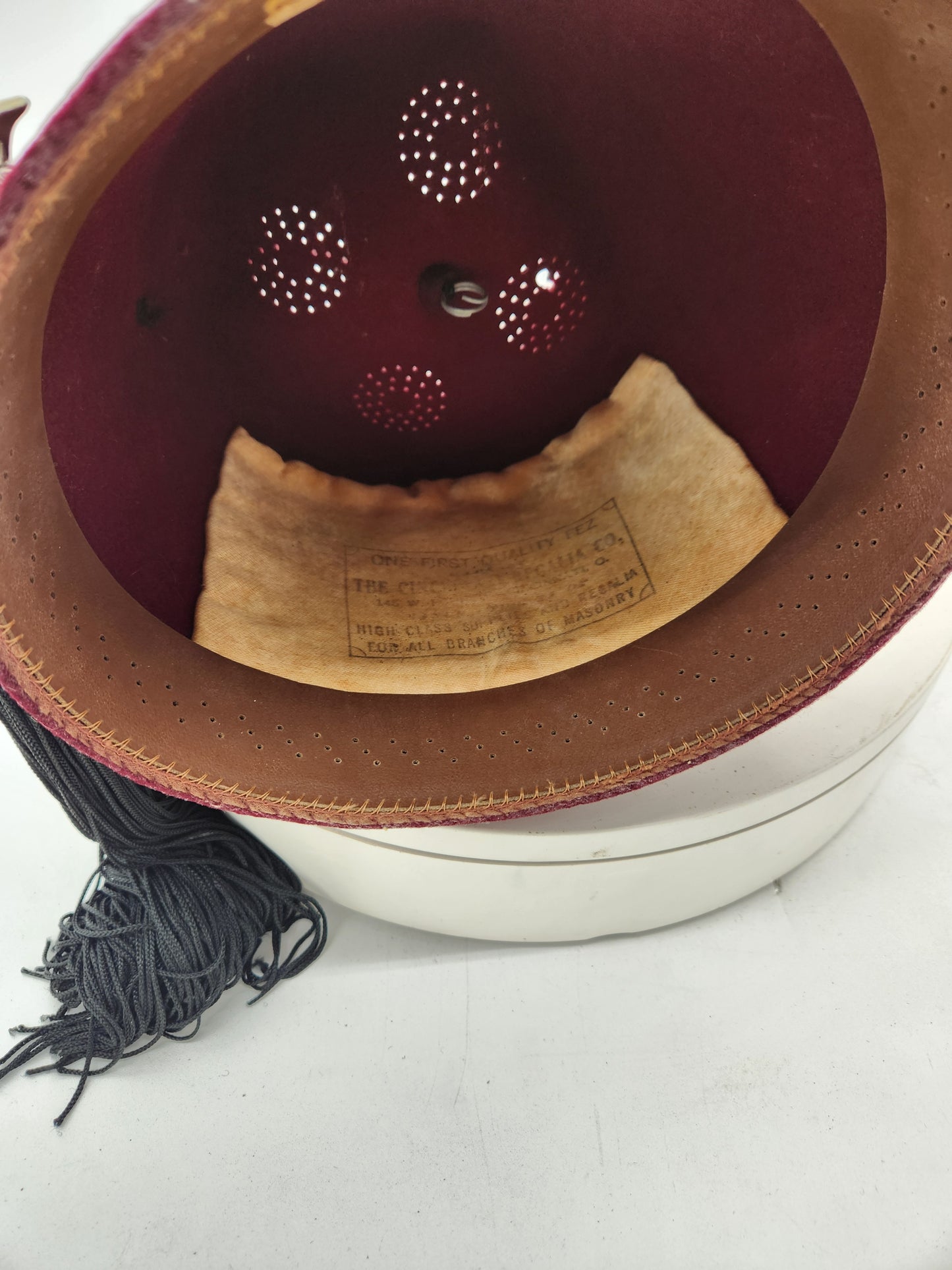 Vintage Mid-Century Jeweled Shriners Fez – Sharon Shrine, Officer/Parade Grade