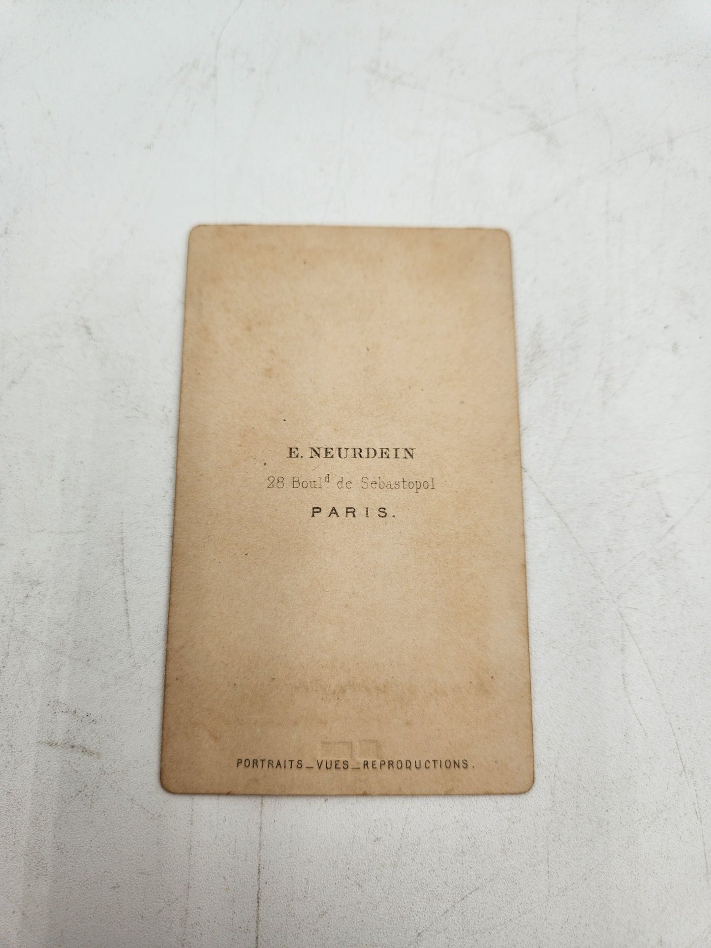 CDV French Novelist Eugene Sue