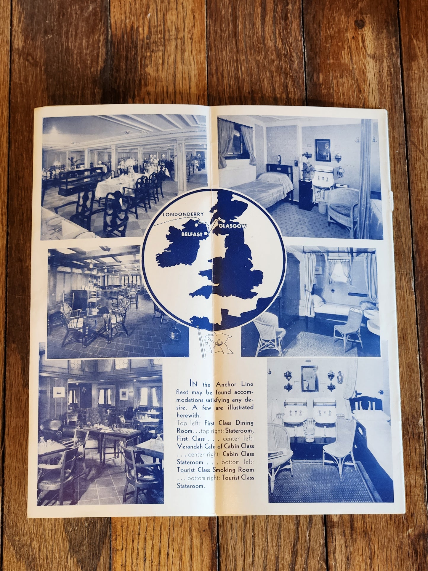 Anchor Line Rates Pamphlet