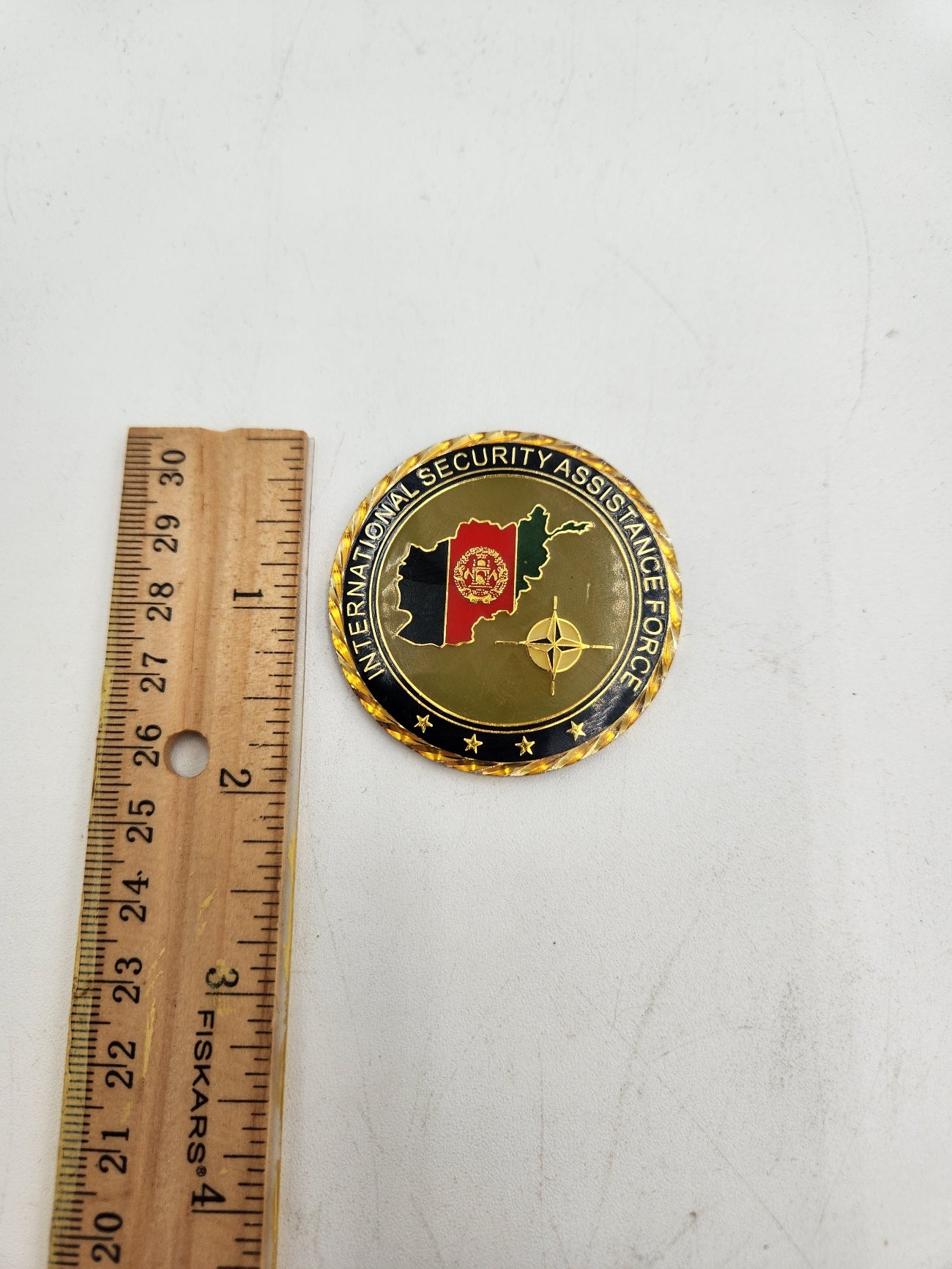 ISAF International Security Assistance Force Commander General Challenge Coin