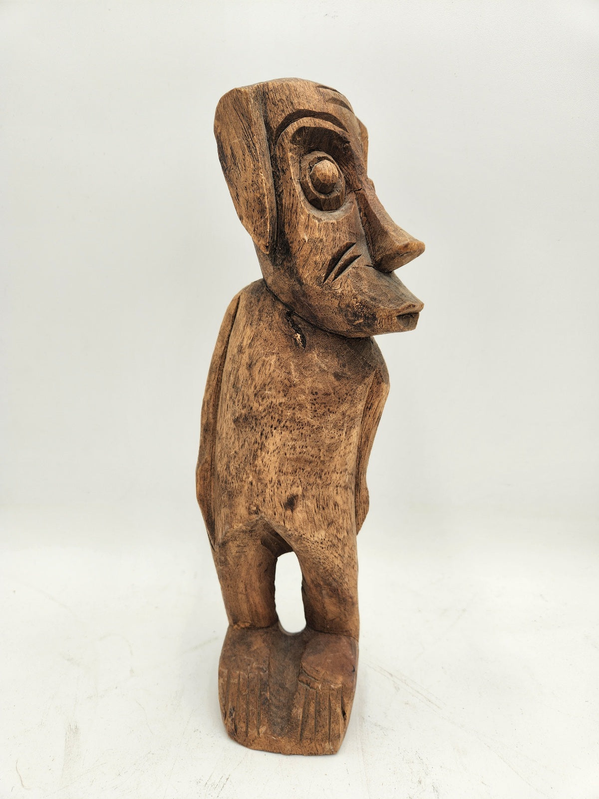 Hand Carved Dog Man (Maybe Alien)