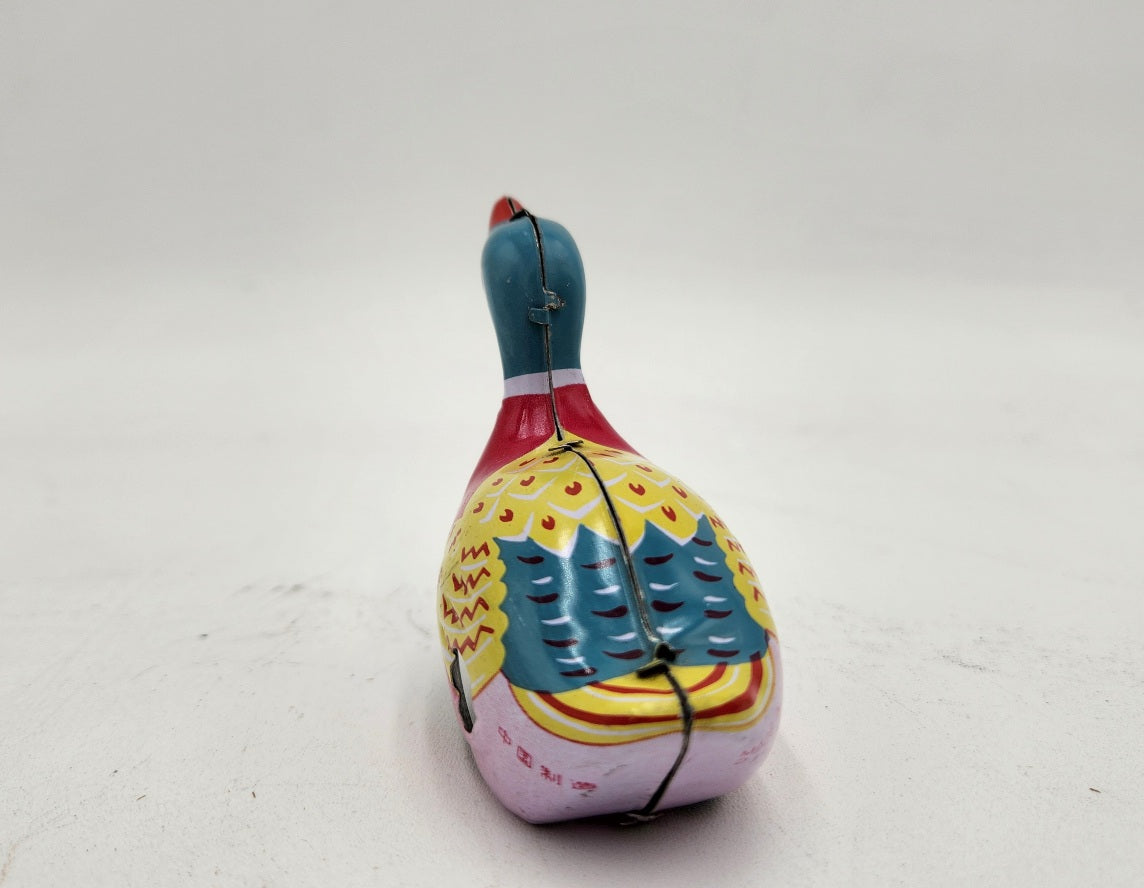 Duck tin toy