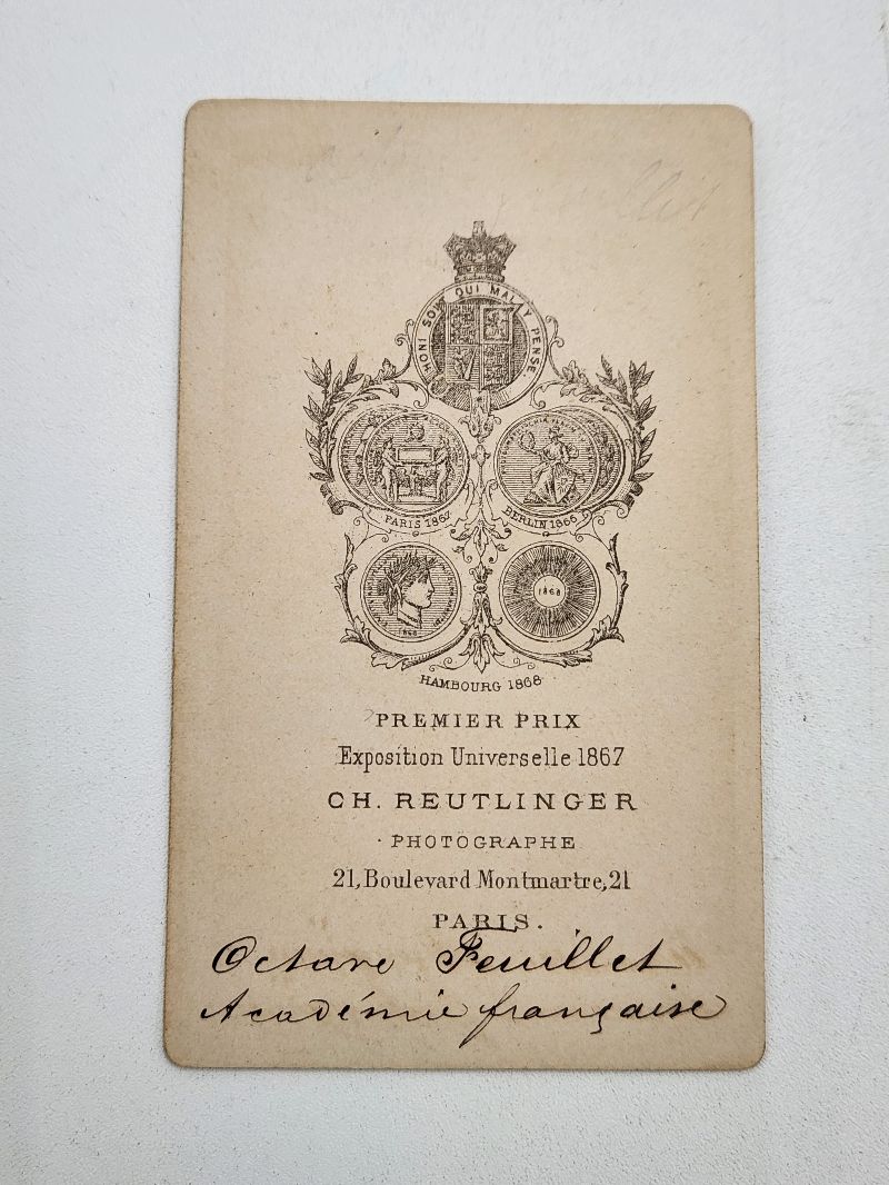 Octave Feuillet (1821-1890) - Writer - Portrait CDV Photo