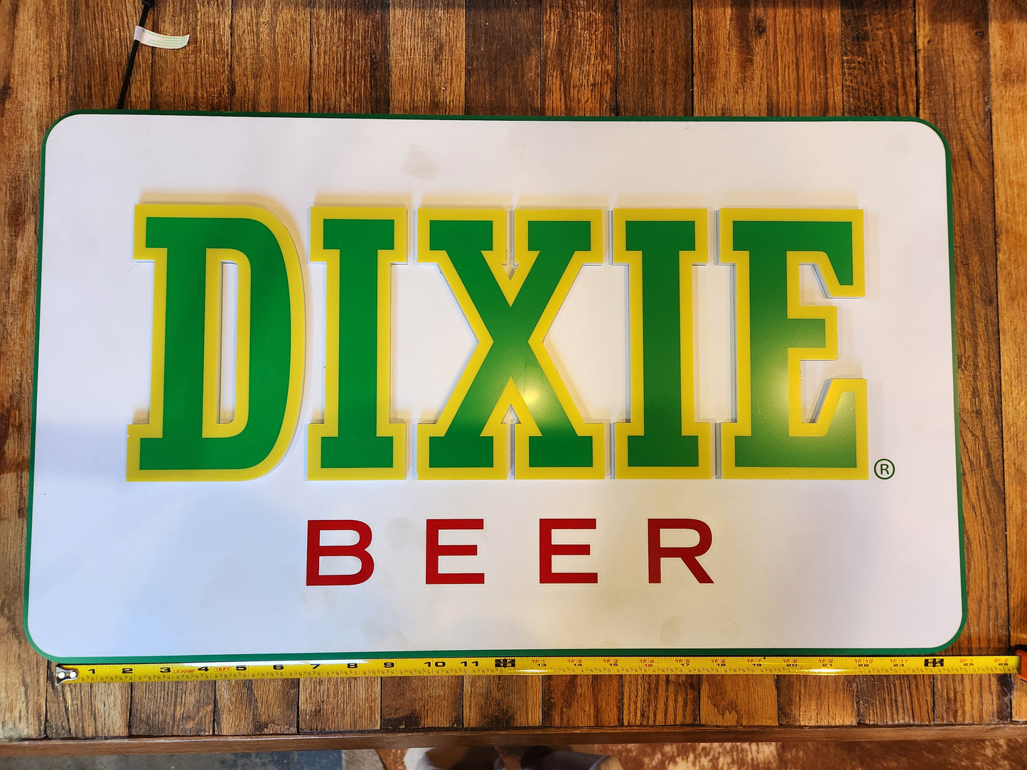 Dixie Beer Lit Sign in Excellent Condition