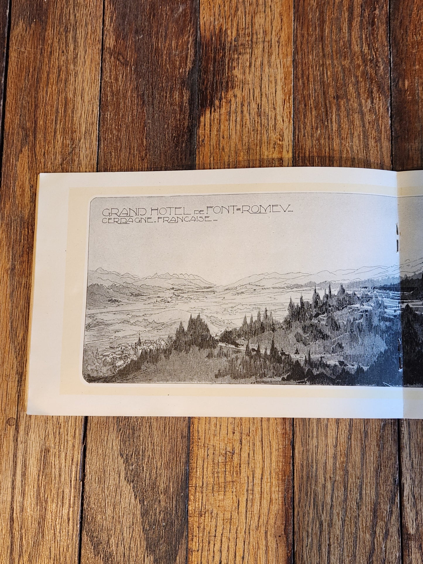 Vintage 1920s Font-Romeu Grand Hôtel Brochure – Pyrenees France Travel Guide w/ Maps & Floor Plans