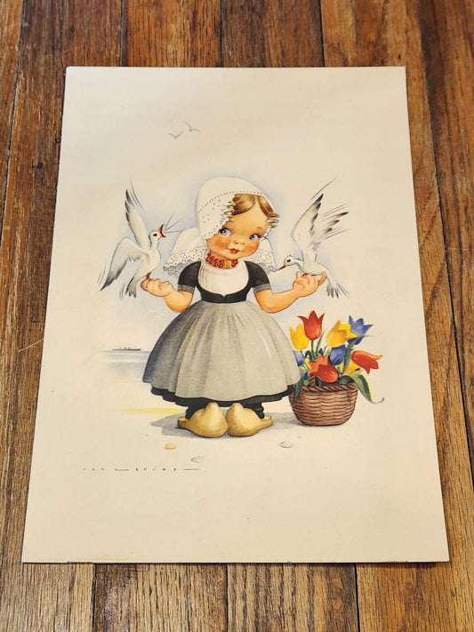 Little Dutch Girl Holland-America Line Menu