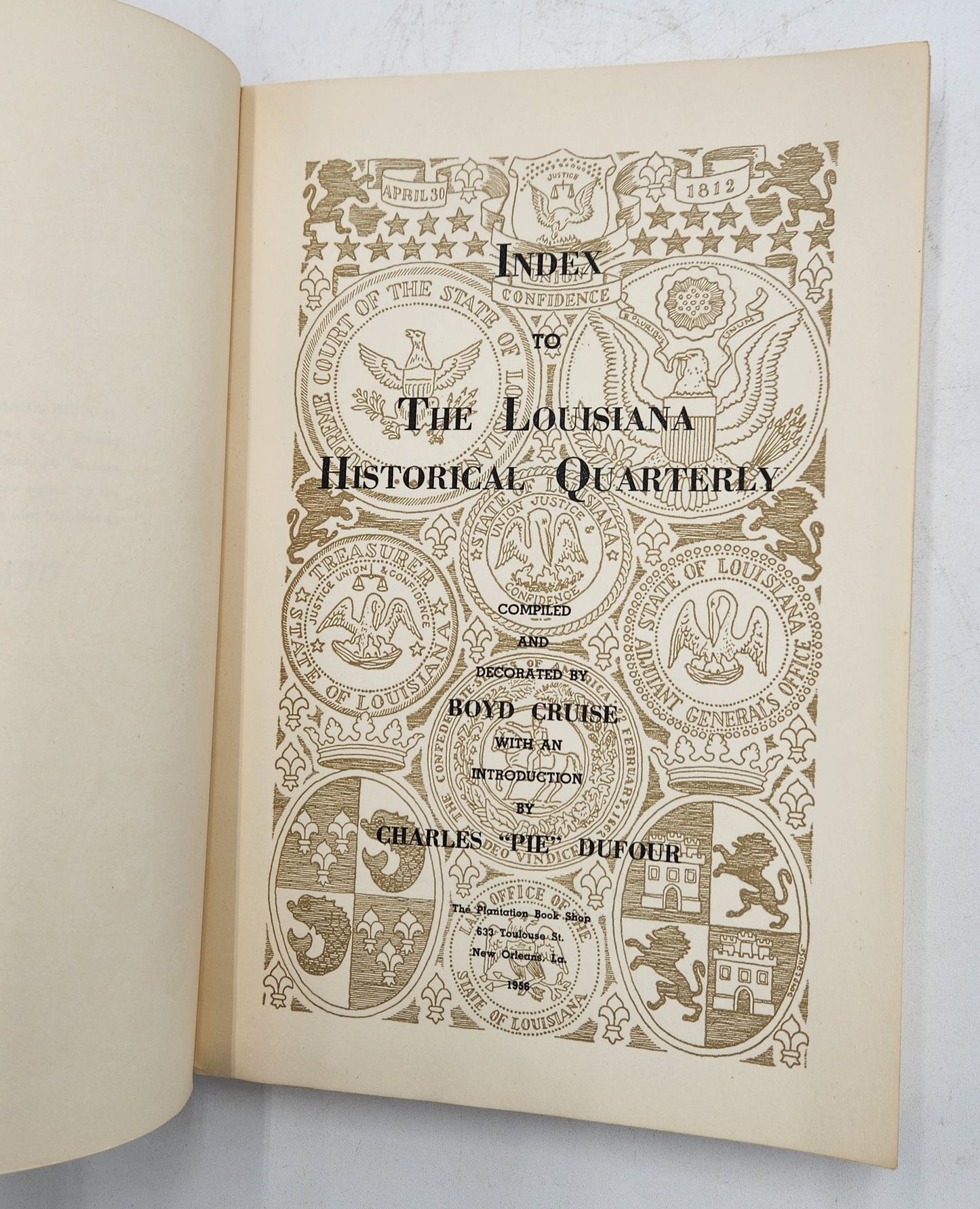 Index to the Louisiana Historical Quarterly