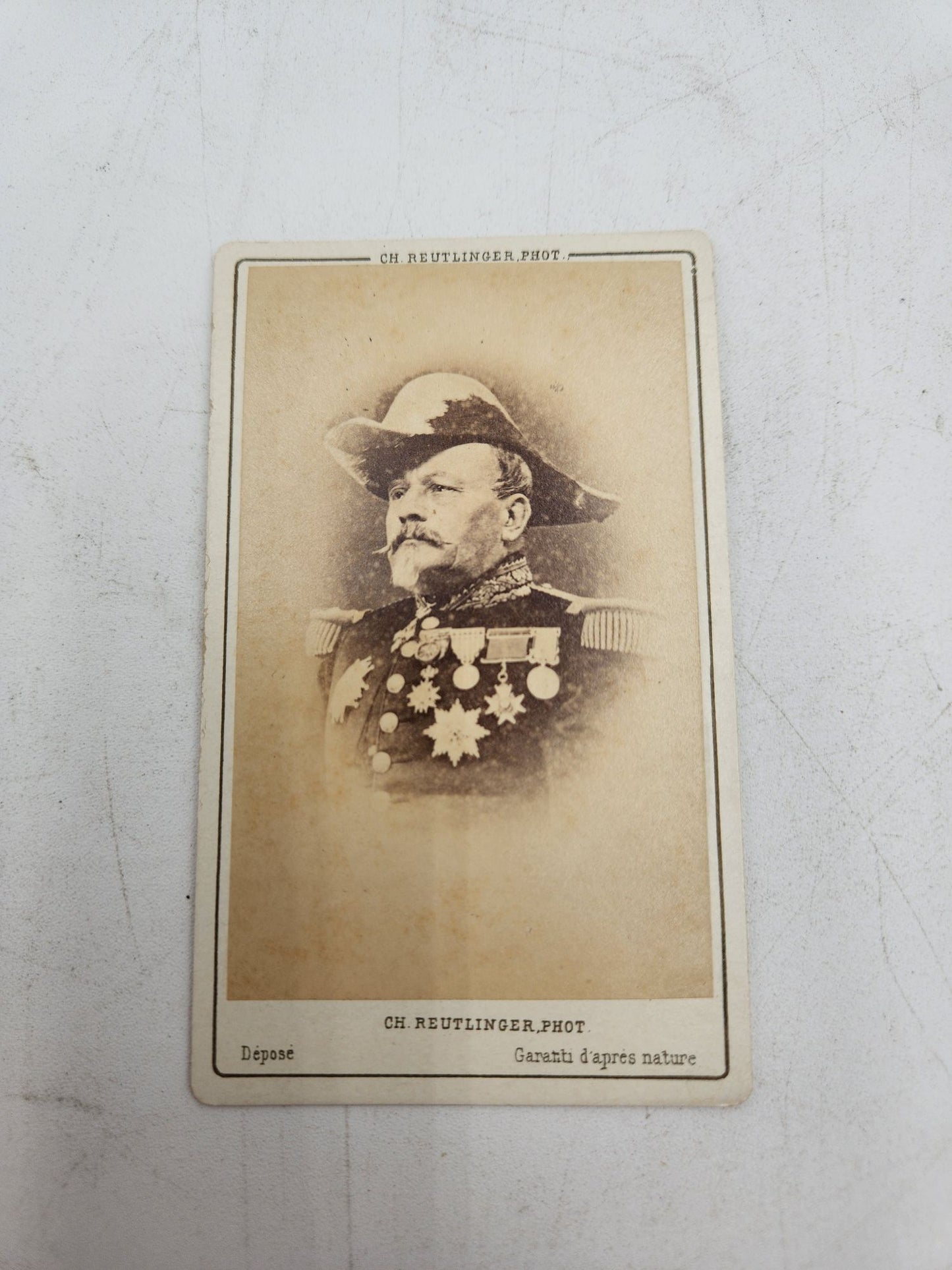 CDV French General Jean Jacques Uhrich