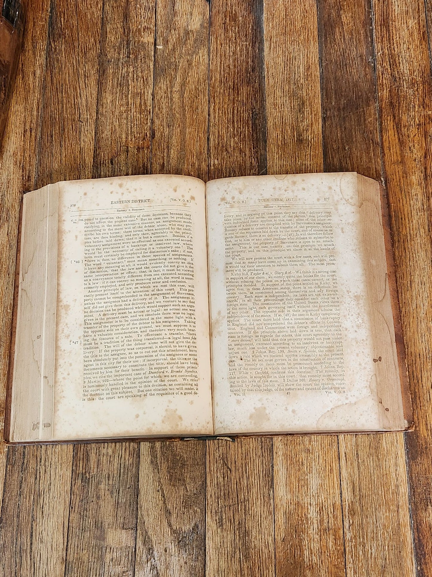 Martin's Reports of Cases Argued and Determined in the Supreme Court of the State of Louisiana Comprising Louisiana Term Reports, Vols. IV. & V.