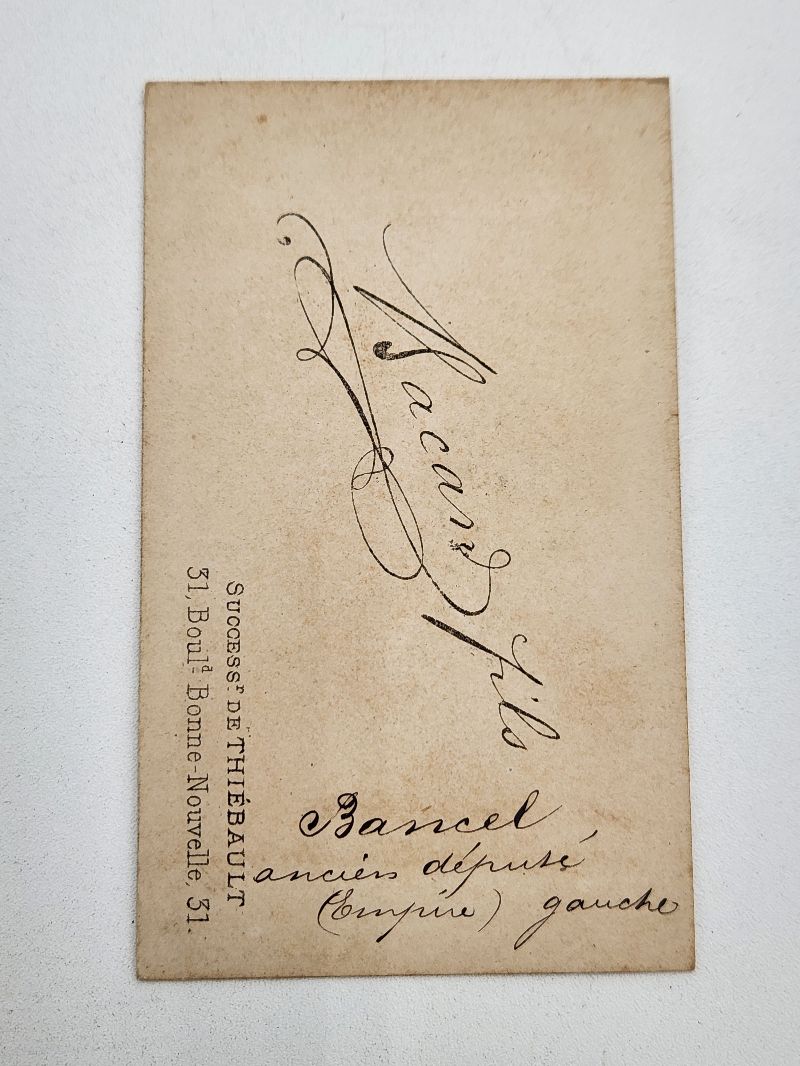 CDV of François-Desire Bancel