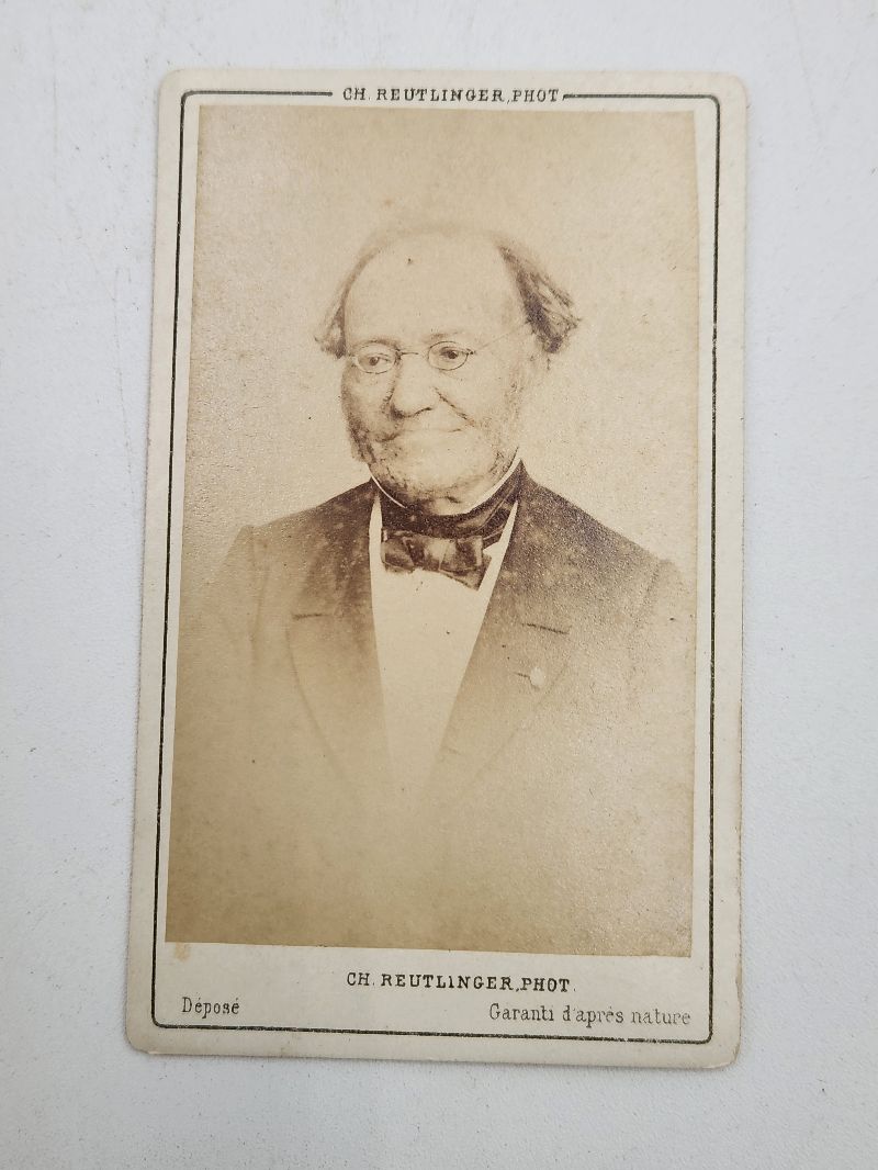 Henri Joseph Guillaume Patin Cdv Carte De Visite Photo