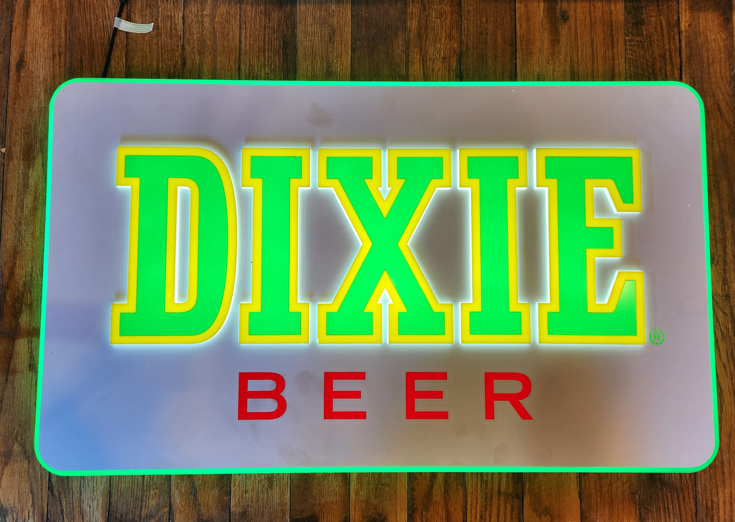 Dixie Beer Lit Sign in Excellent Condition
