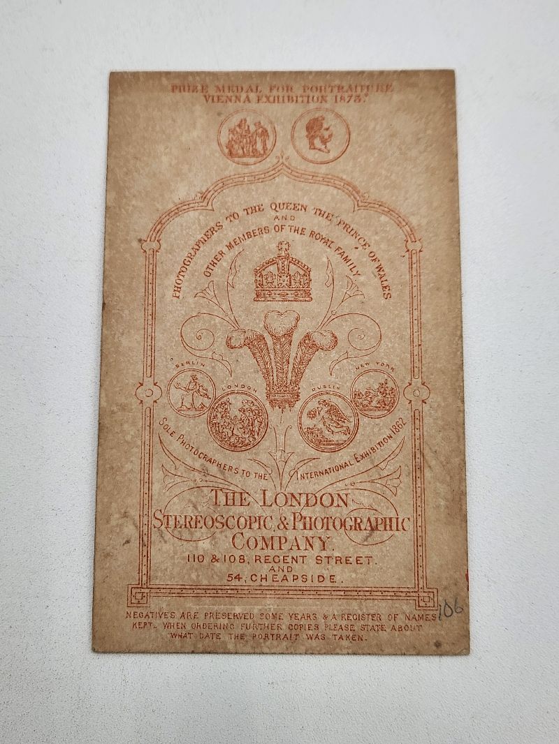 Cdv - John Tyndall- Early Physics Professor