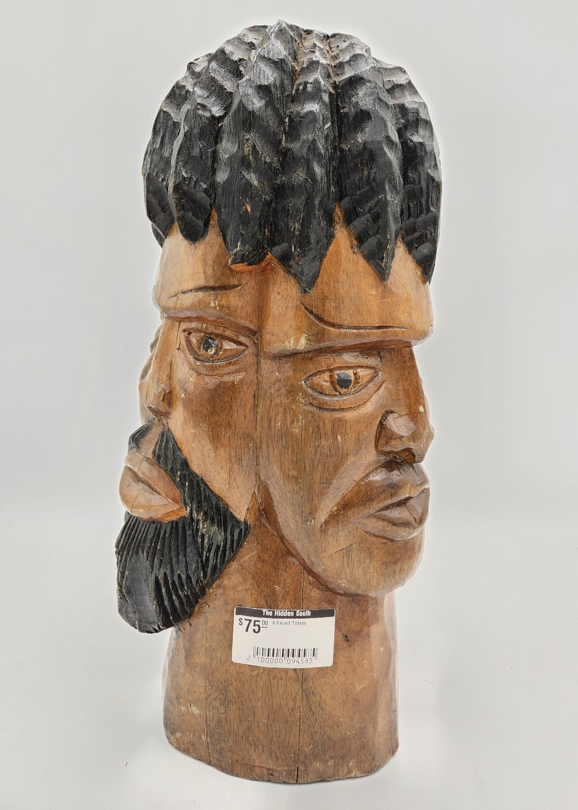4 Faced African Totem