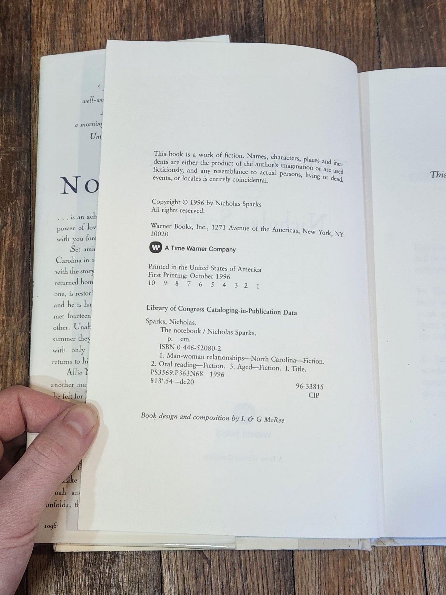 The Notebook Signed 1st Edition