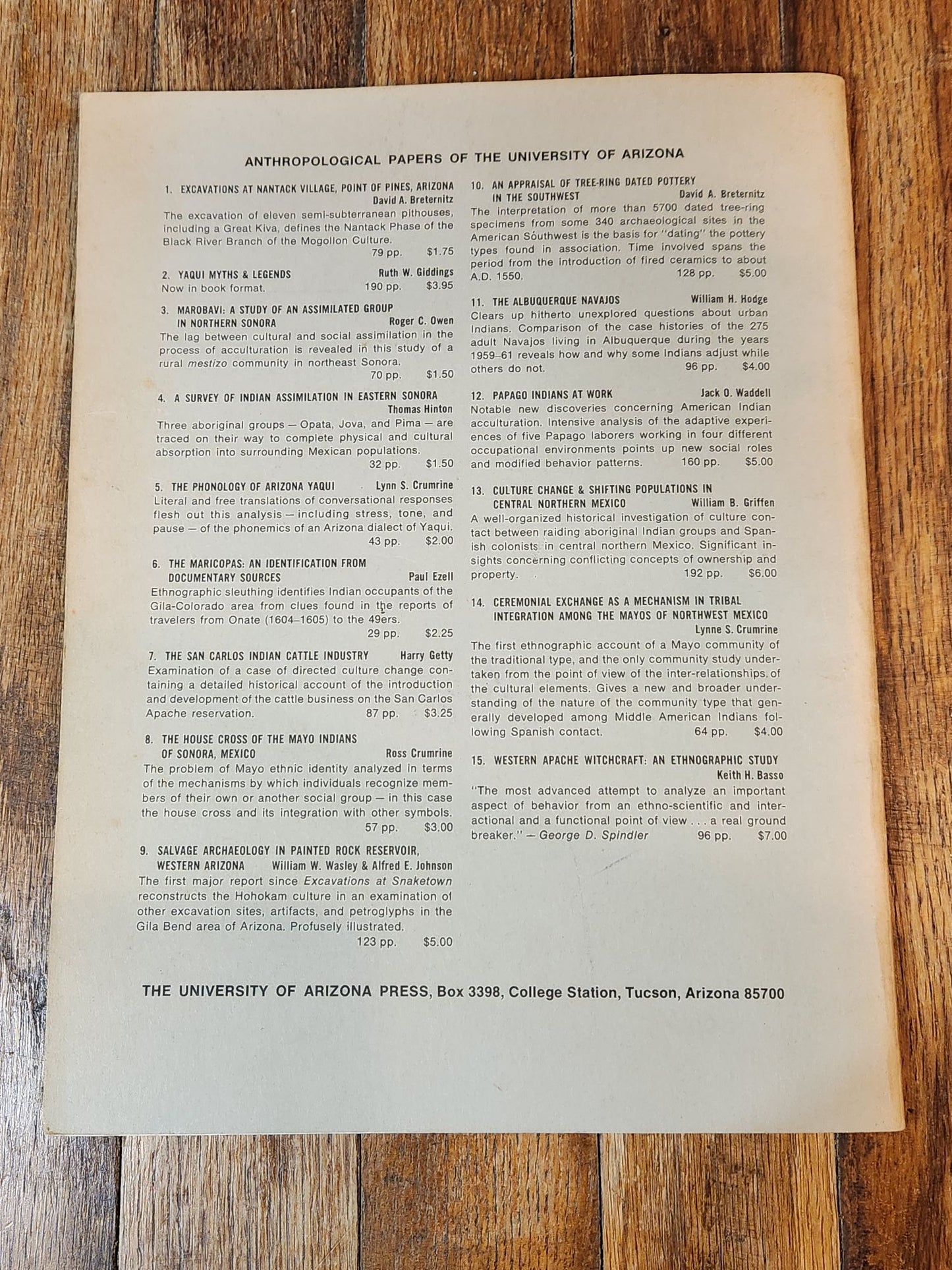 Western Apache Witchcraft