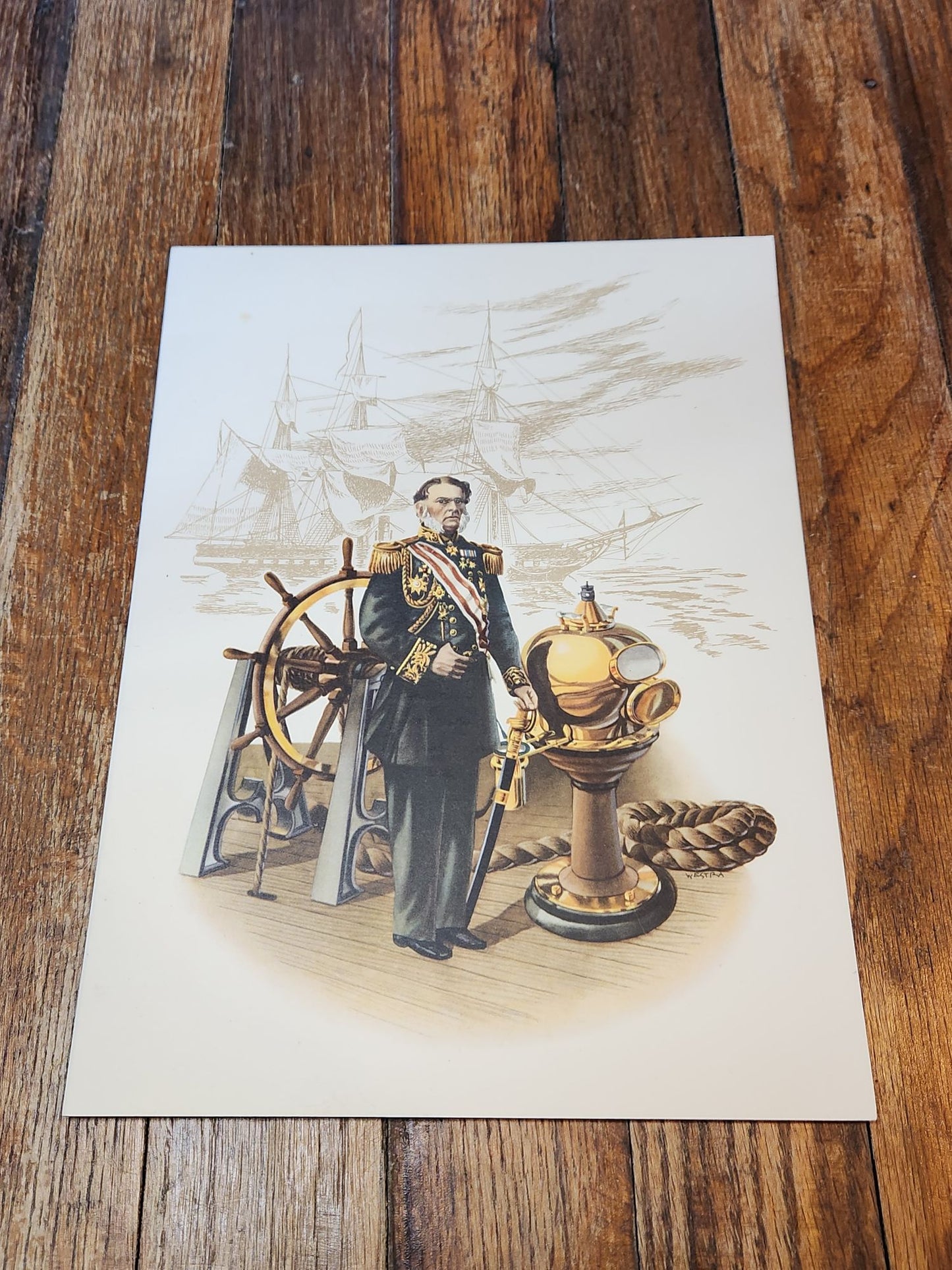 Vice Admiral J. May Holland-America Line Menu
