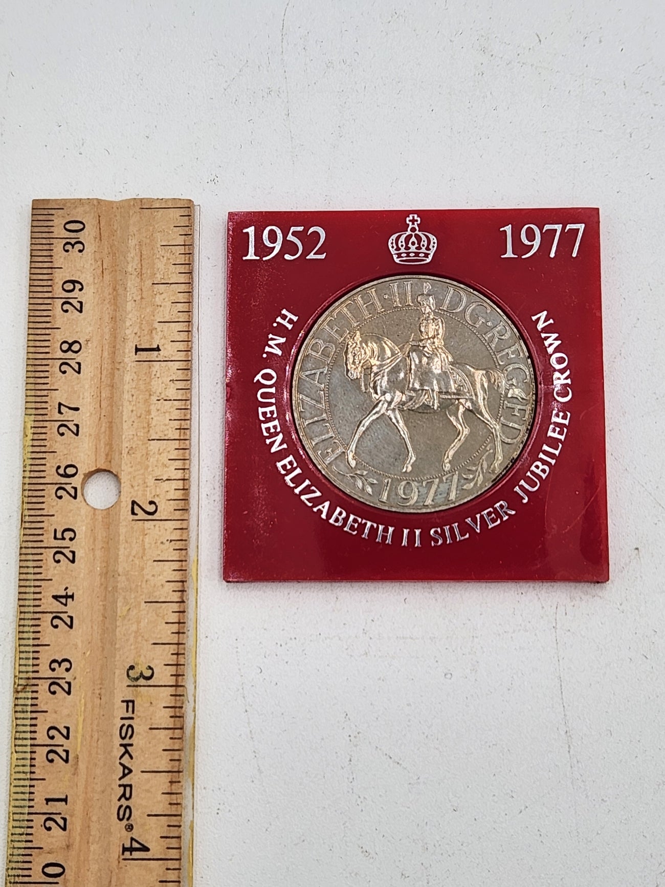 1952 1977 Queen Elizabeth II Silver Jubilee Crown Coin