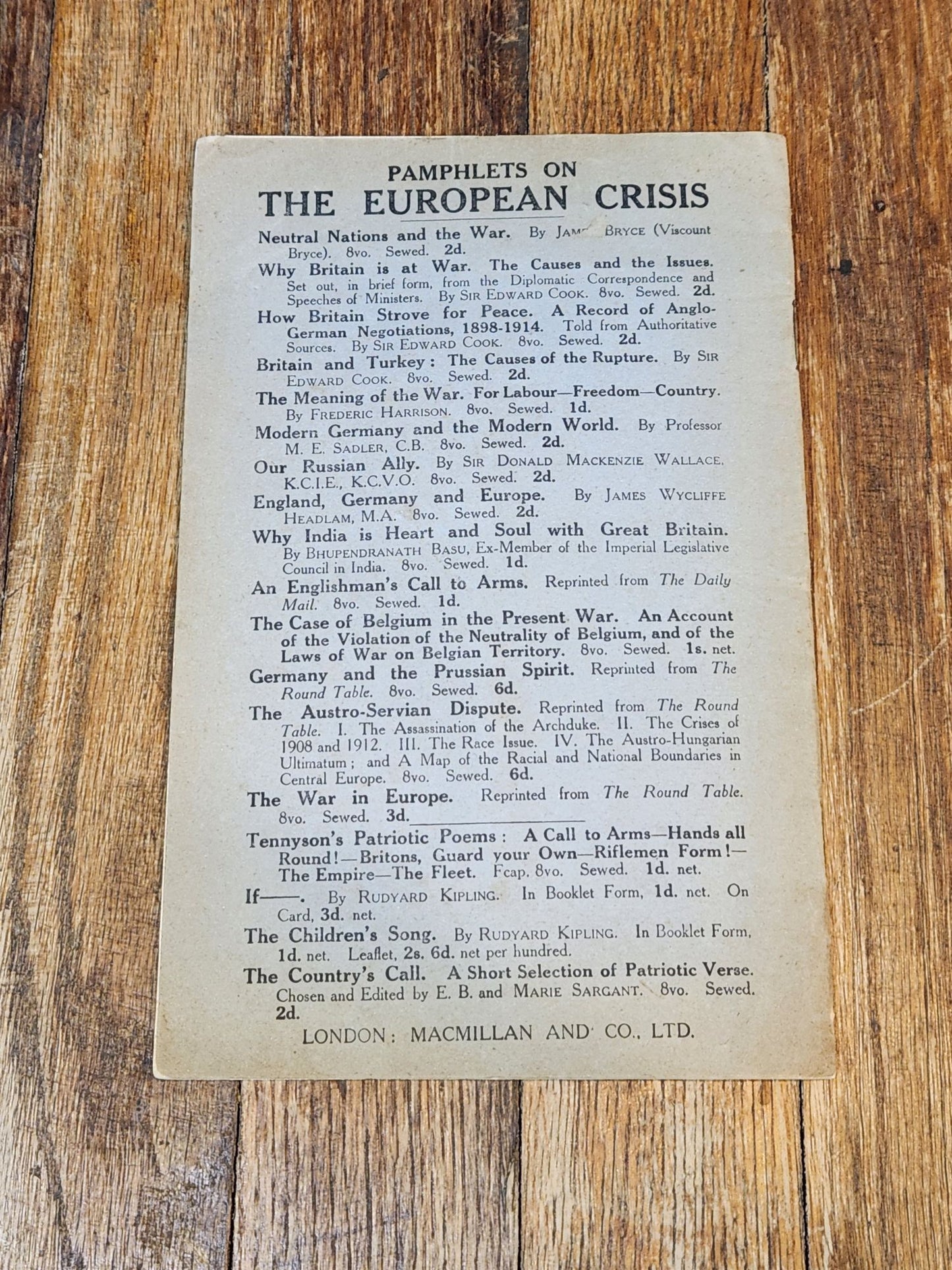 England, Germany and Europe