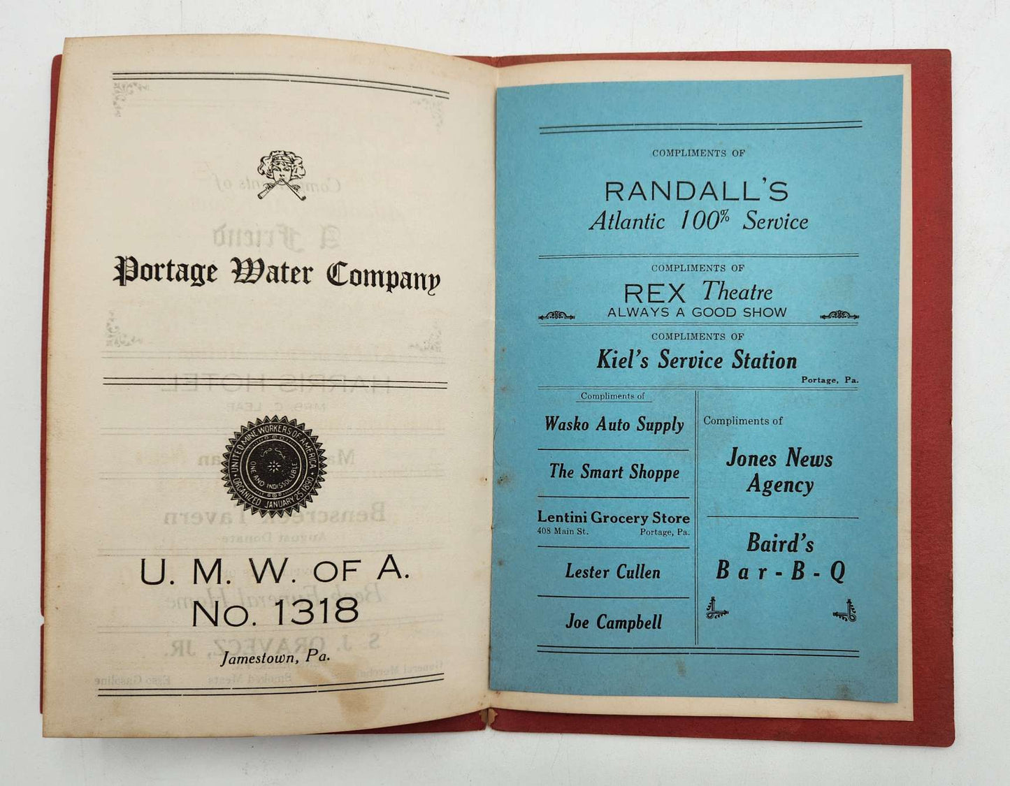 1942 Firemen's Celebration Official Program