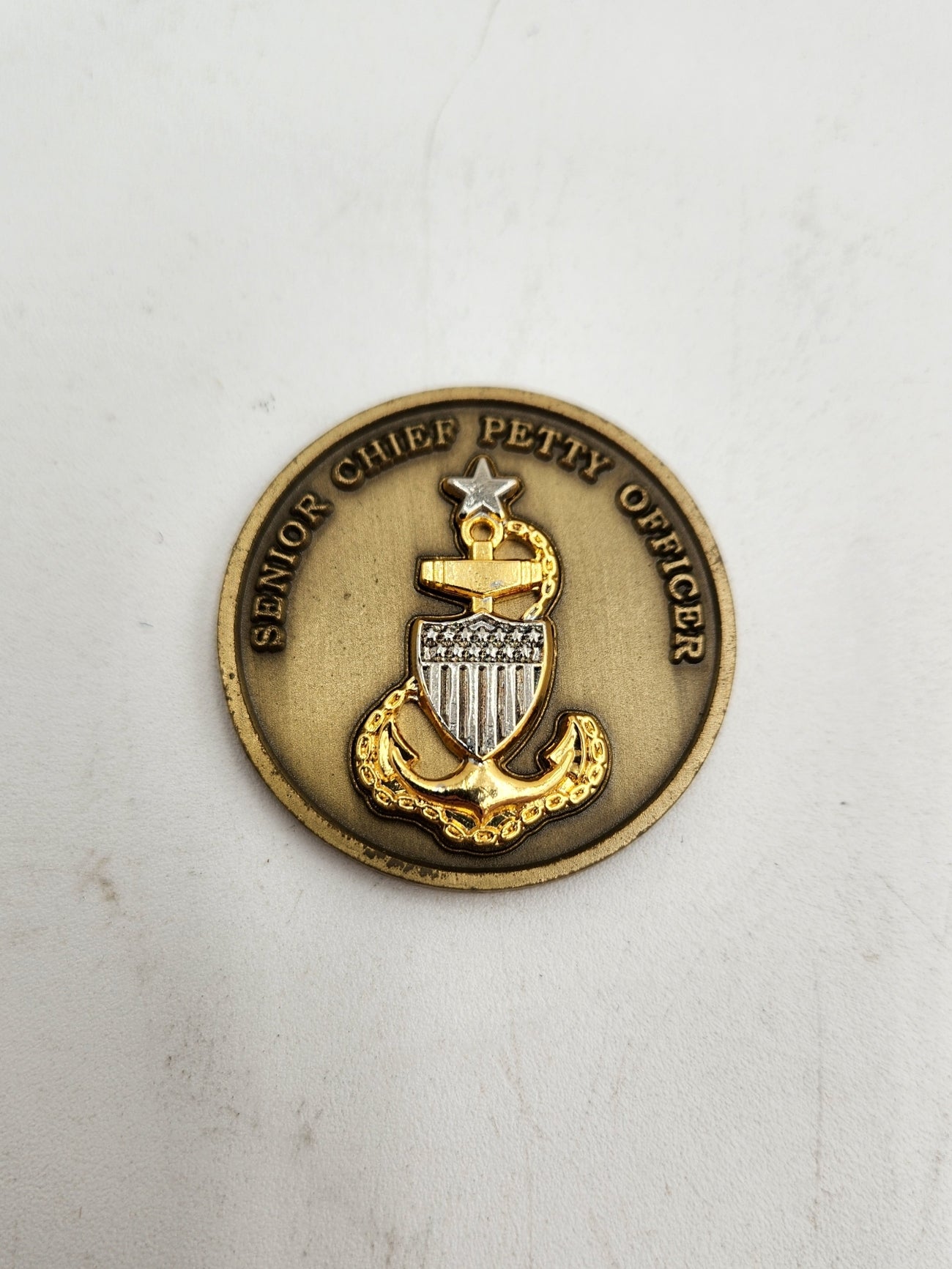 New United States Coast Guard Senior Chief Petty Officer Challenge Coin
