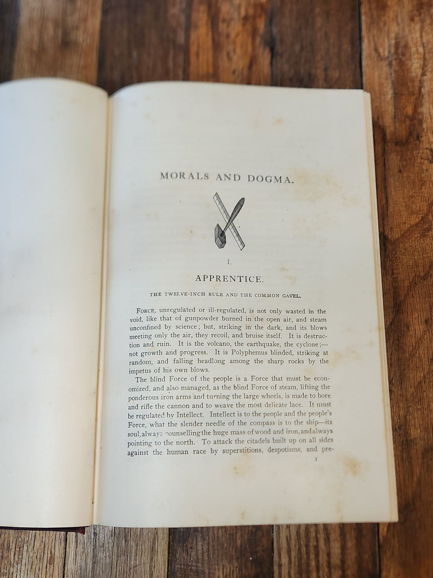 Morals and Dogma Freemason Book