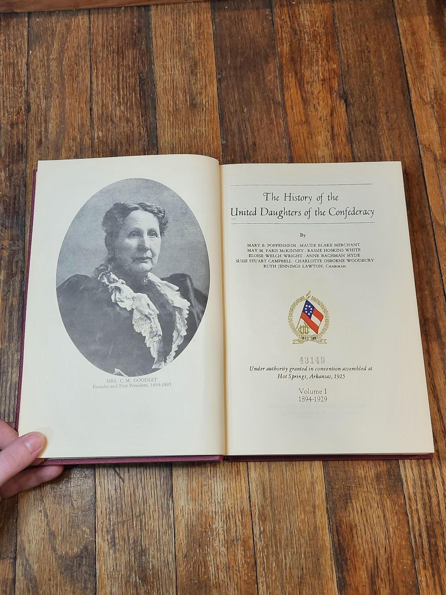 History of the United Daughters of the Confederacy 1894-1955