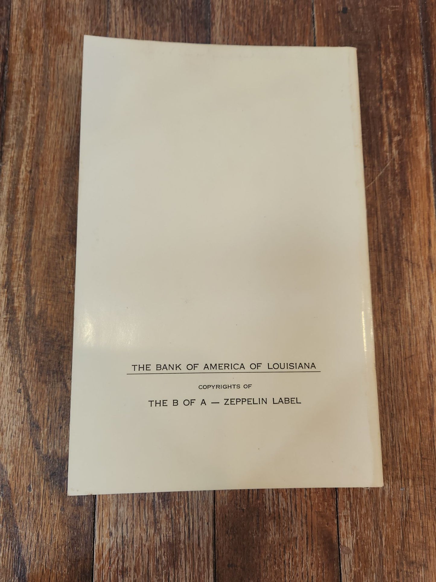 The Bank of America of Louisiana