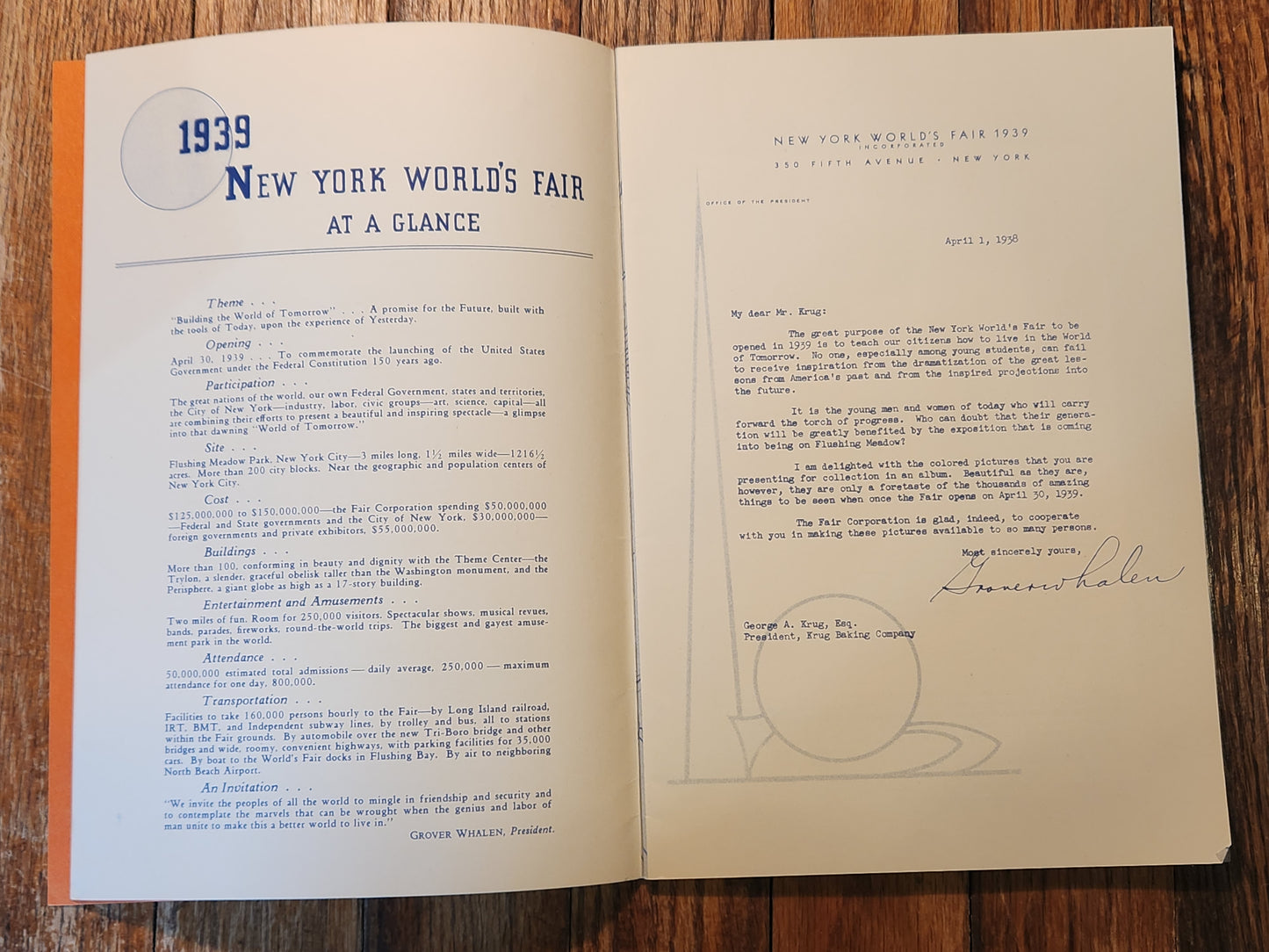 1939 Album of The World's Fair Pictures
