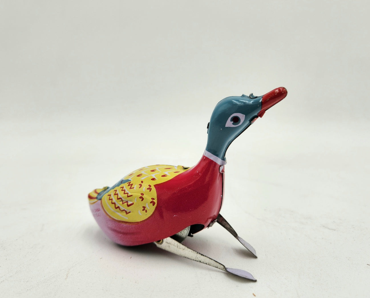 Duck tin toy