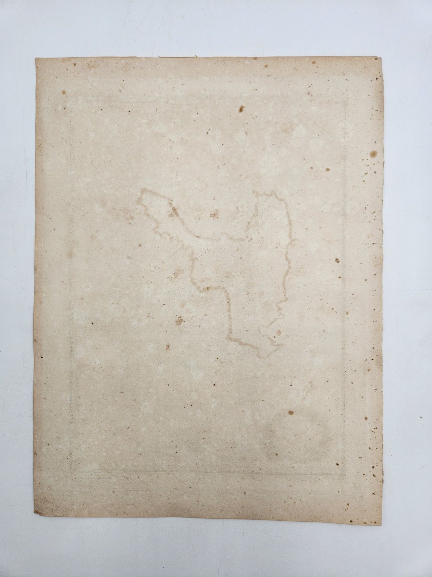 Original Map 1812 of France Western Coast - Conrad Malte-Brun / Lapie