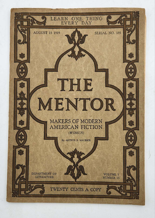 The Mentor, Makers of Modern American Fiction (Women)