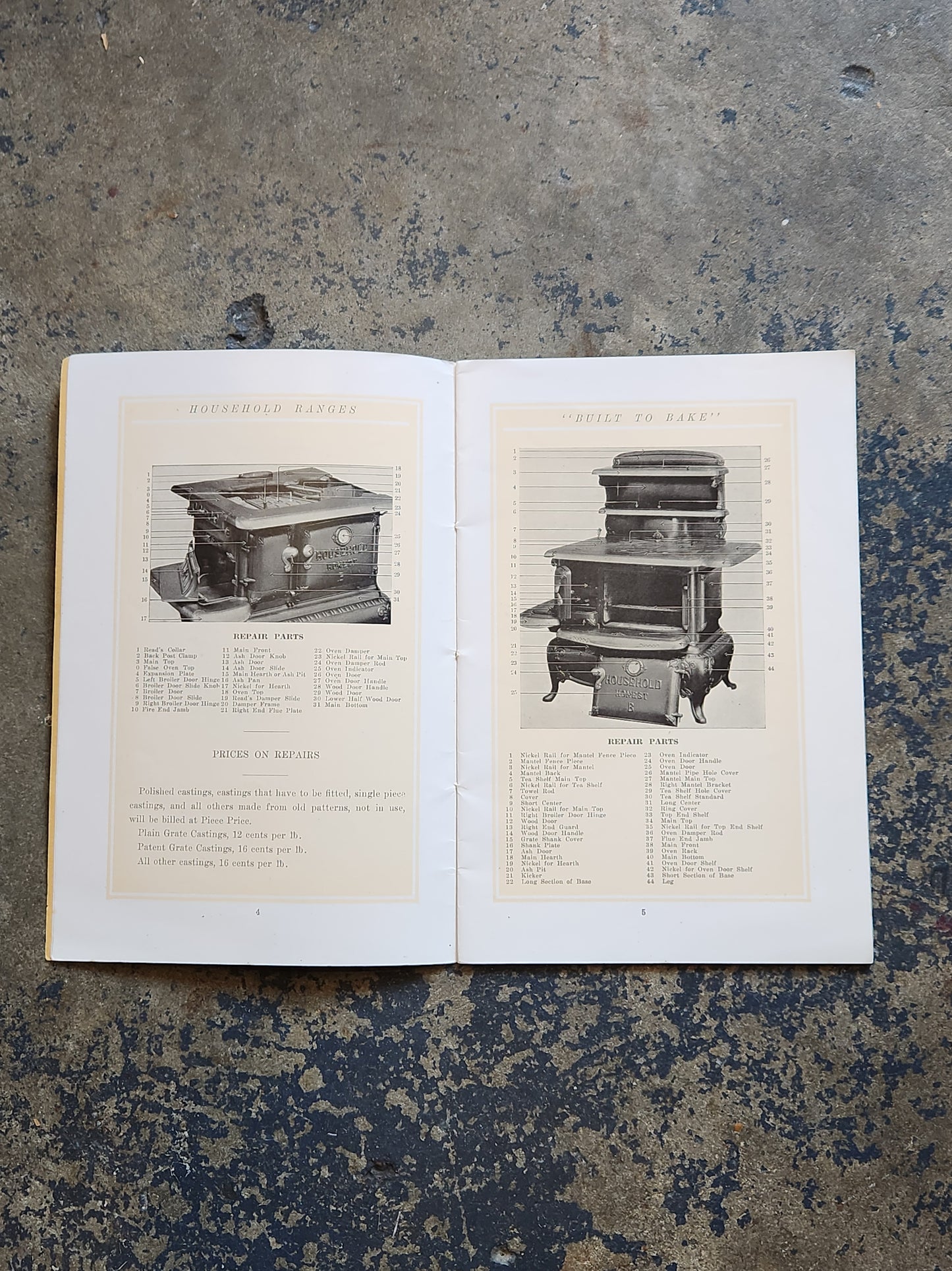1916 White-Warner Co. Stove Catalog – Illustrated Price List of Household Ranges & Parlor Stoves – Taunton MA – Antique Trade Catalog