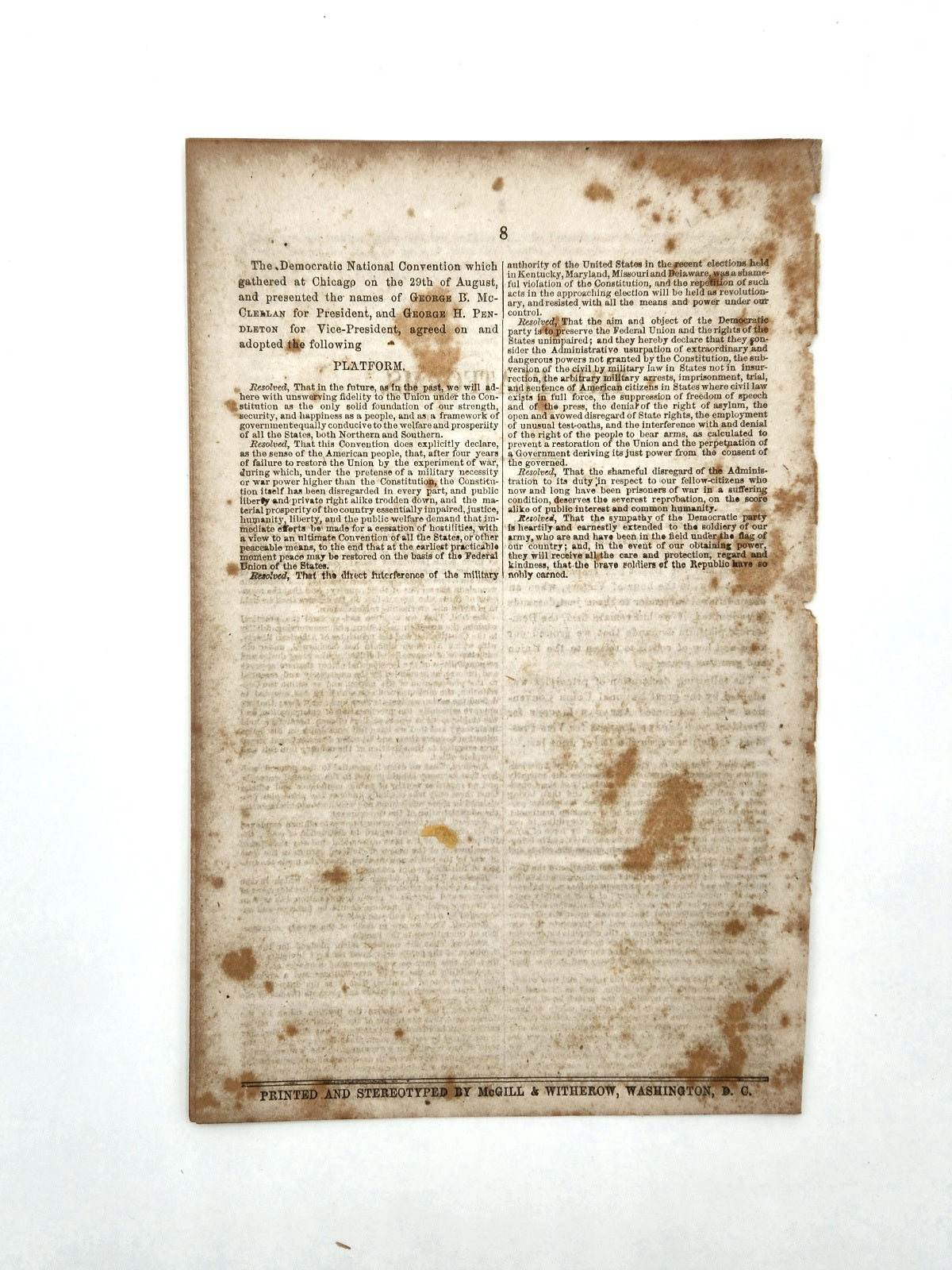 The Fall of Atlanta - Issues of the Conflict - Terms of Peace - Speech of William H. Seward