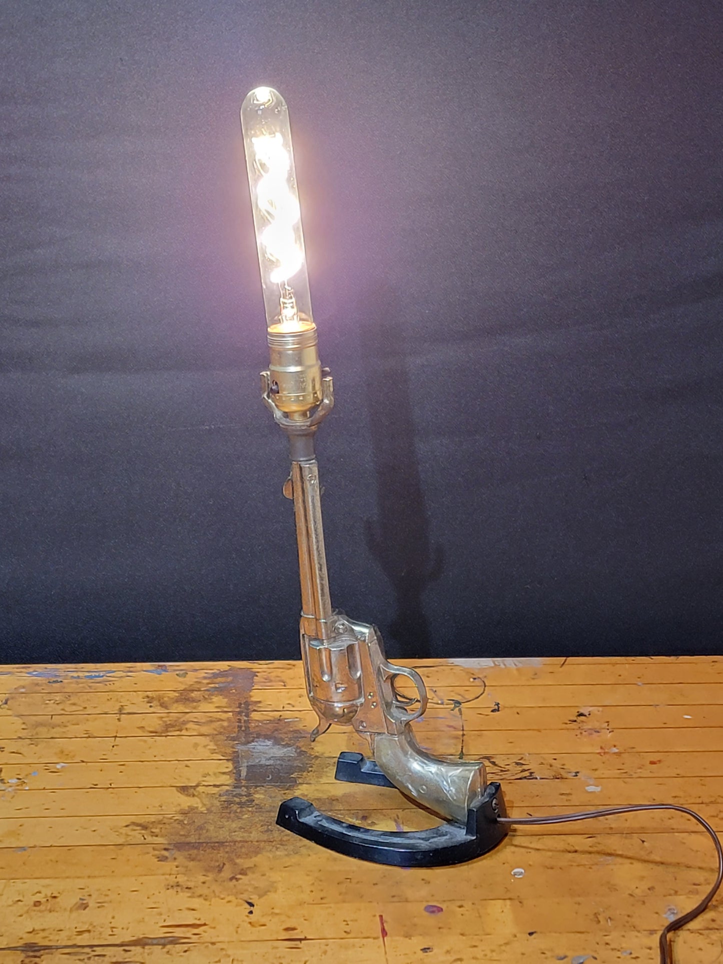 Vintage Gun Lamp