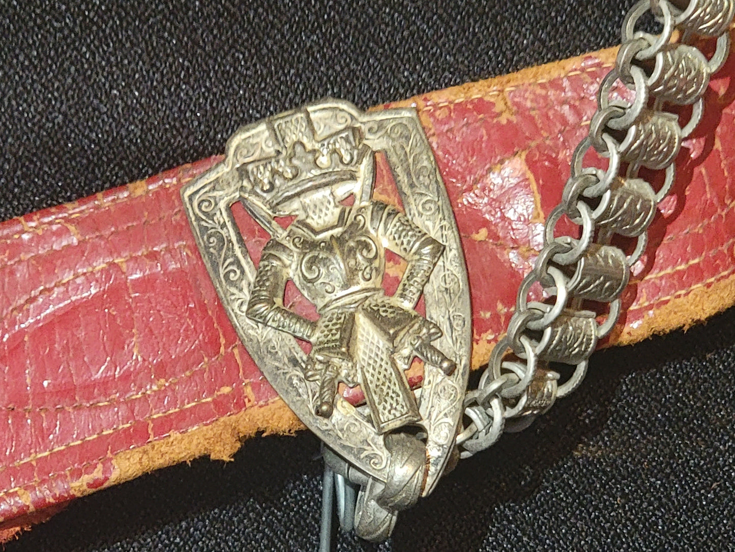Masonic Knights Templar Ceremonial Dress Sword, Scabbard, and Belt
