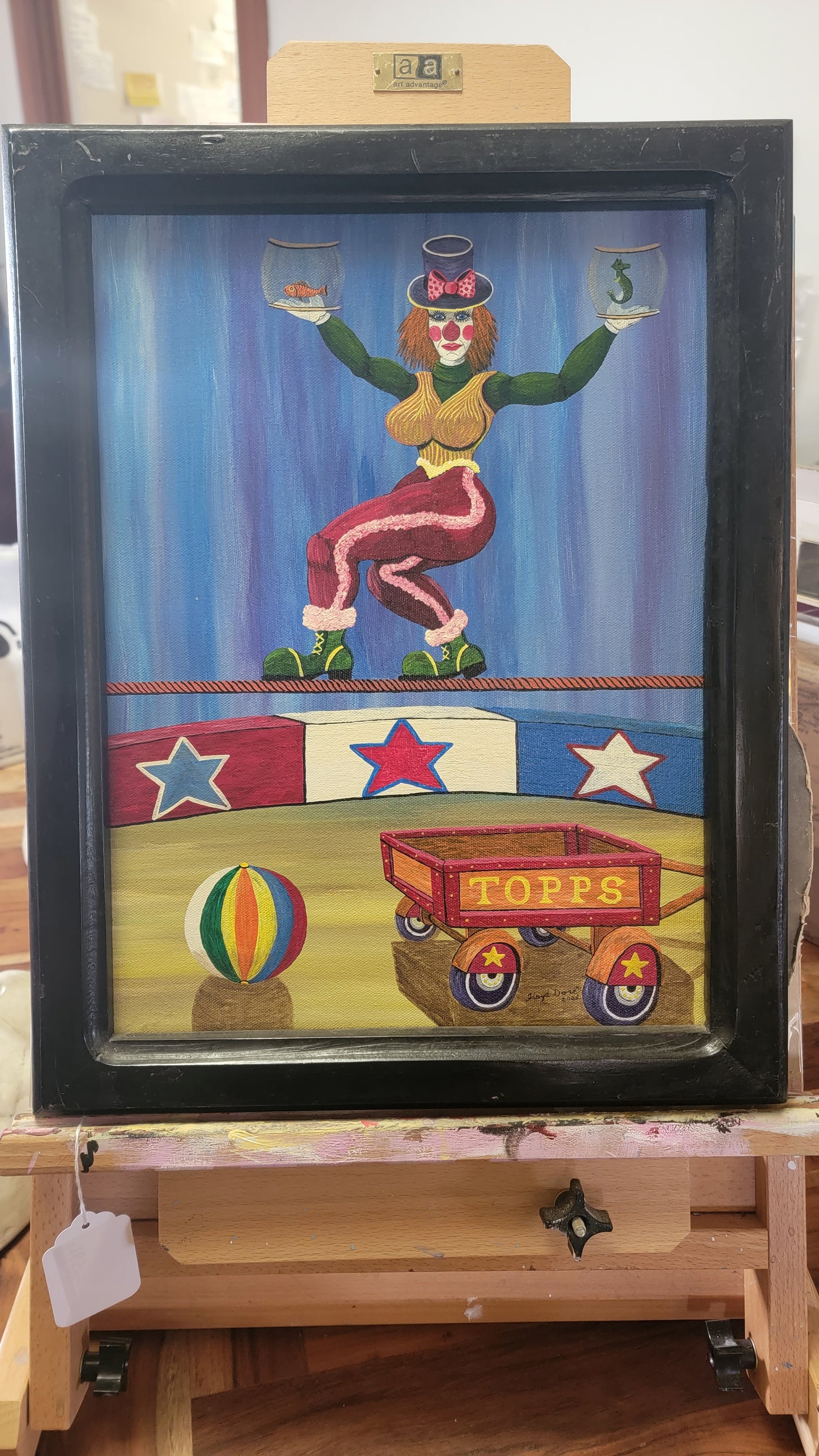 Angola prison clown art by Floyd Dore