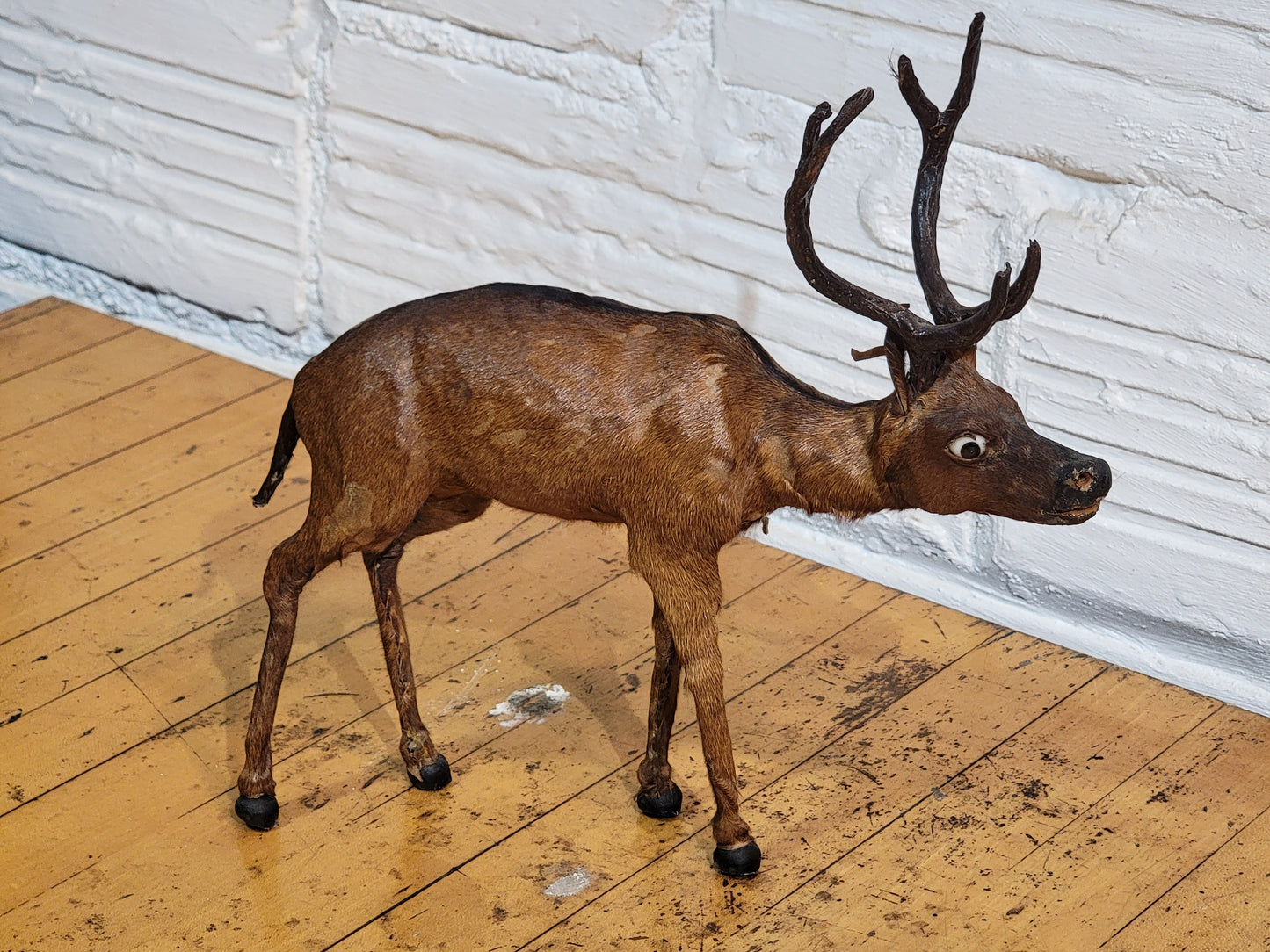 Handmade Elk with Real Fur