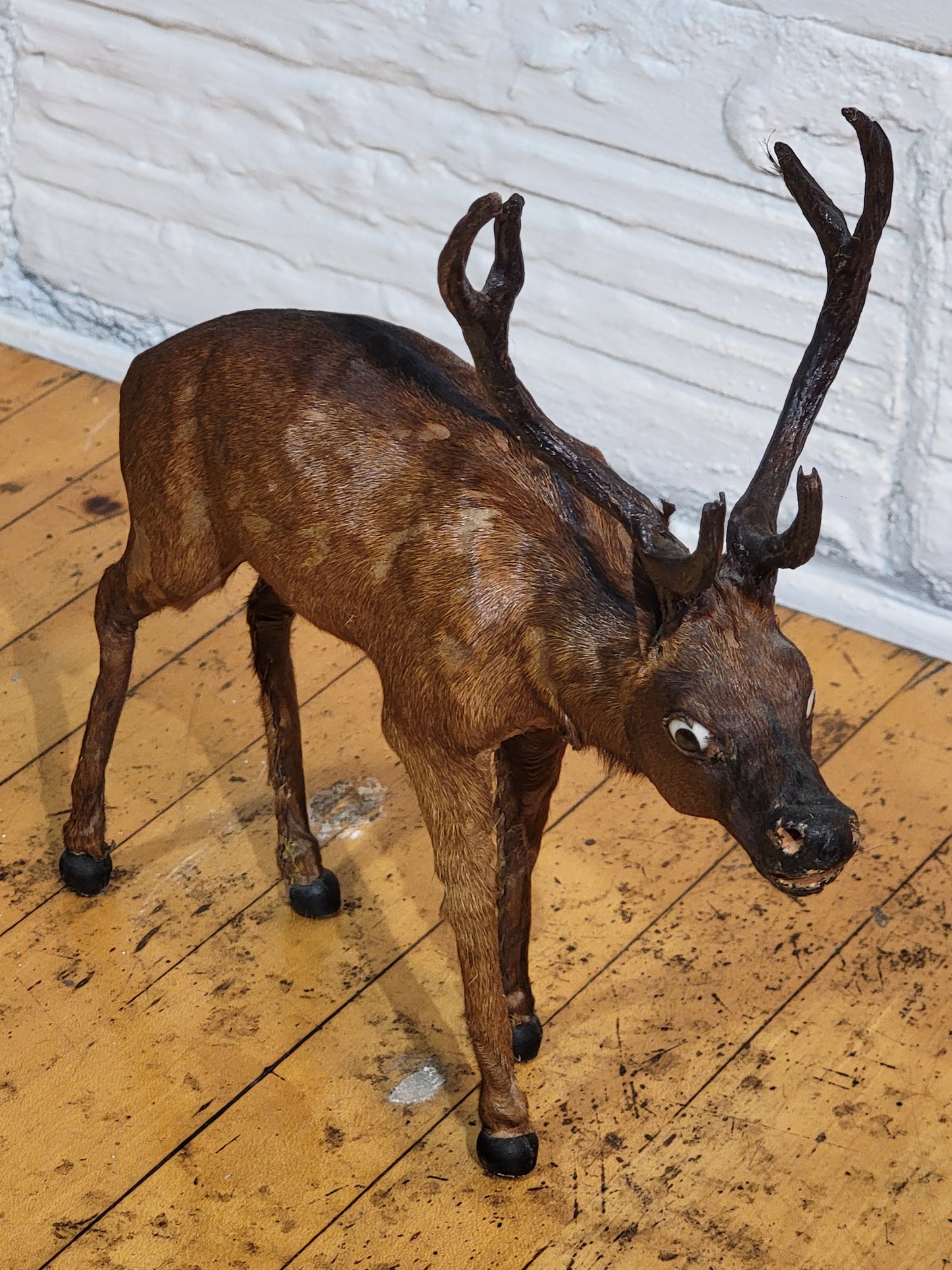 Handmade Elk with Real Fur