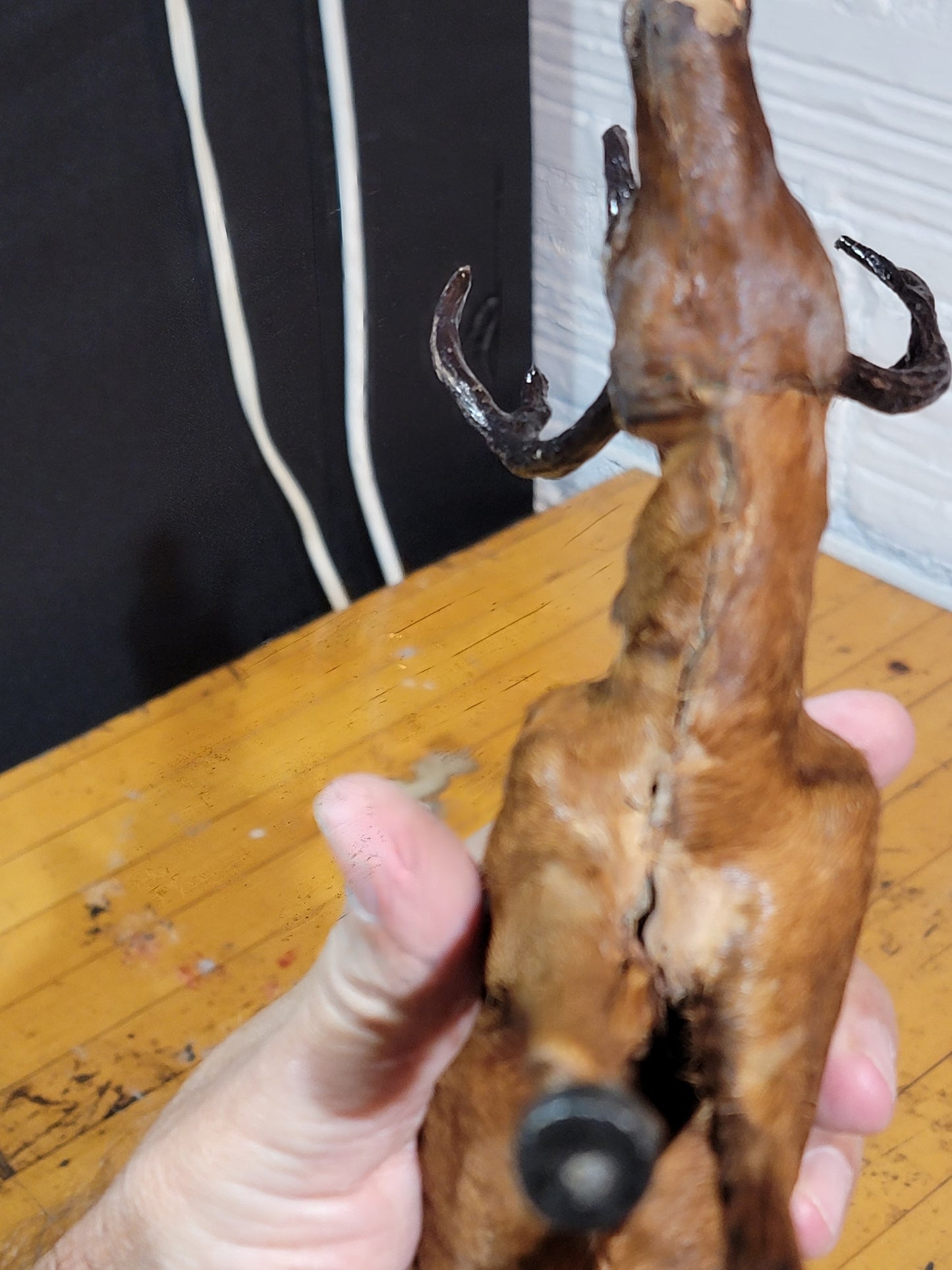 Handmade Elk with Real Fur