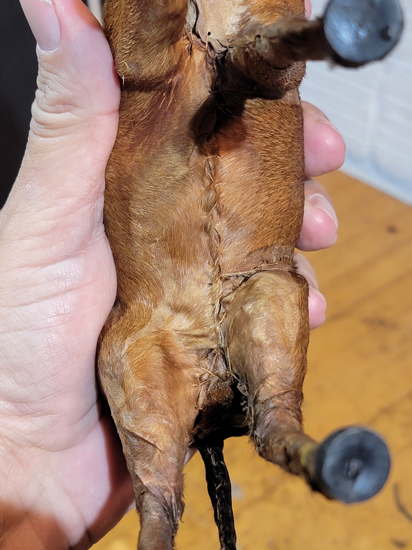 Handmade Elk with Real Fur