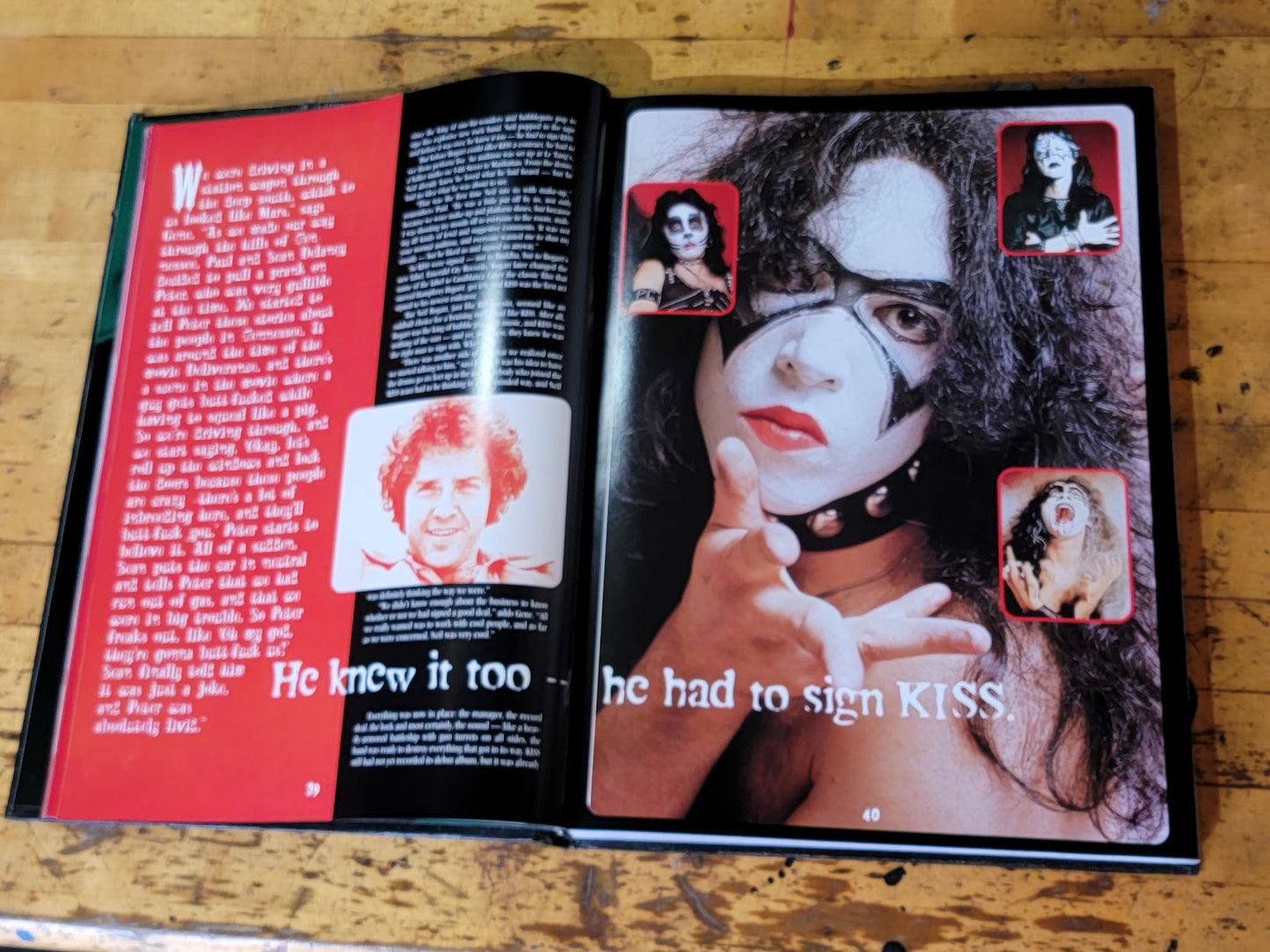 Kisstory Book Signed by the Band
