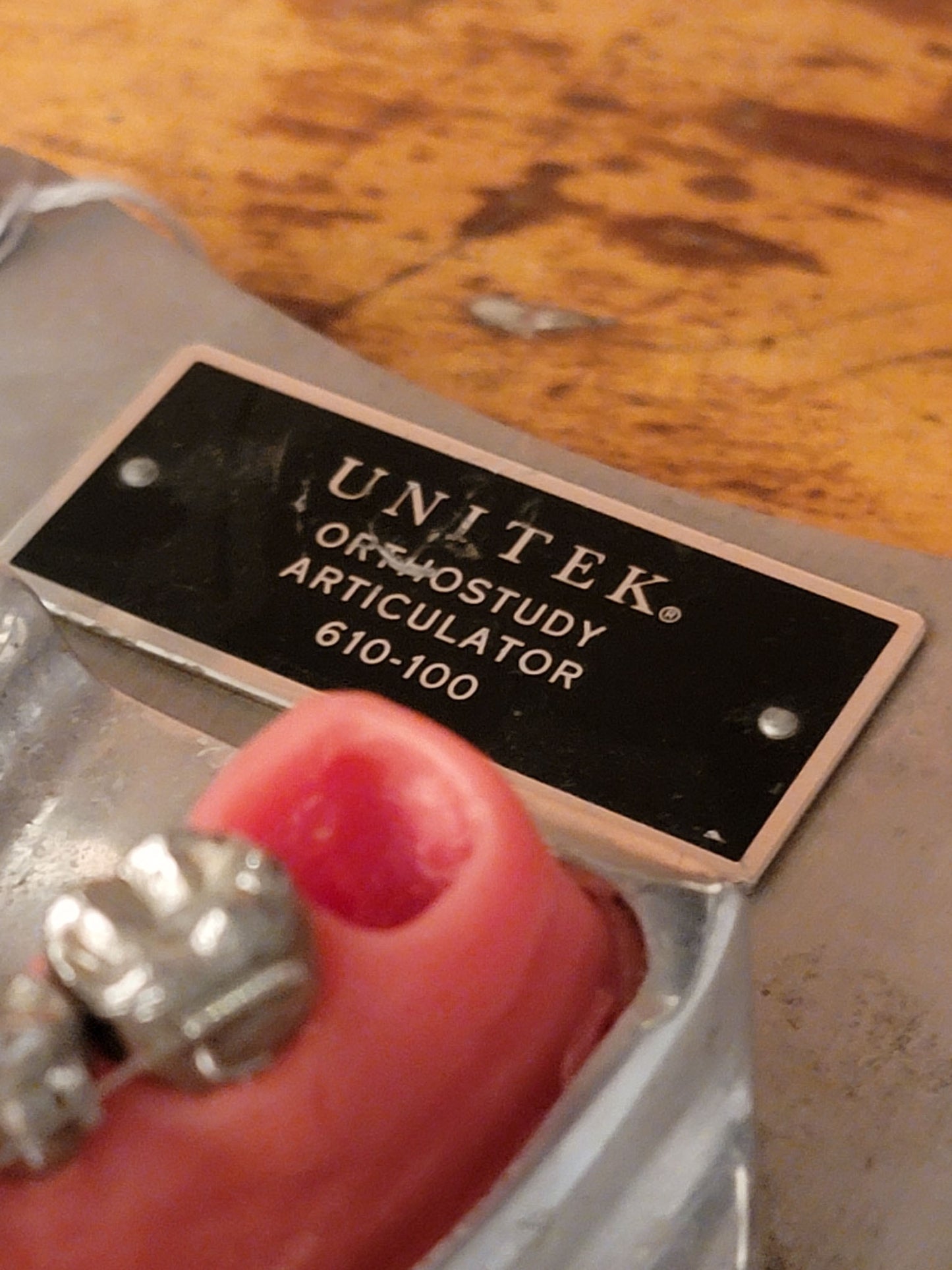 Orthodontist Dentist Teeth Unitek Articulator With Braces