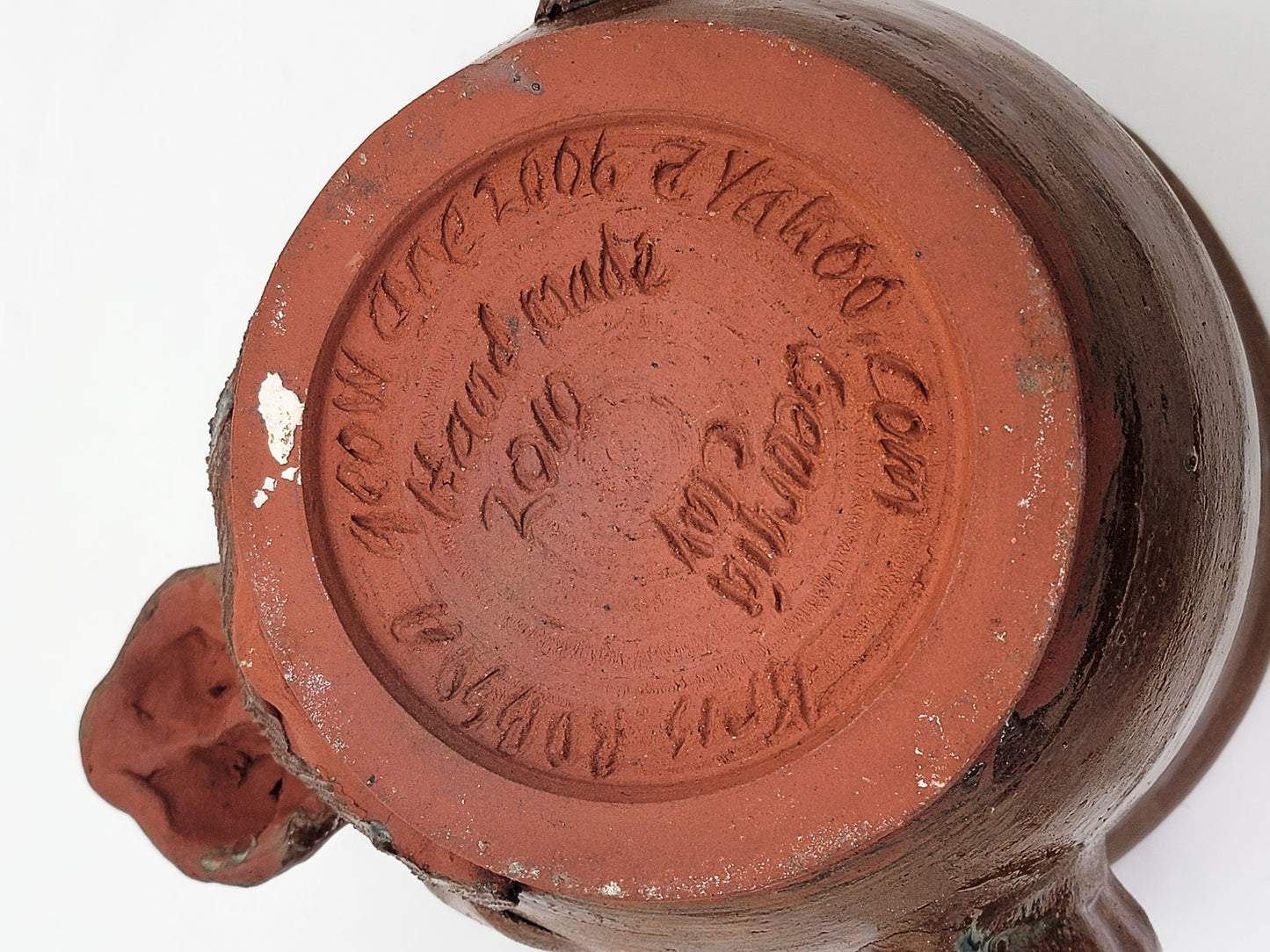 Signed Handmade Face Bowl