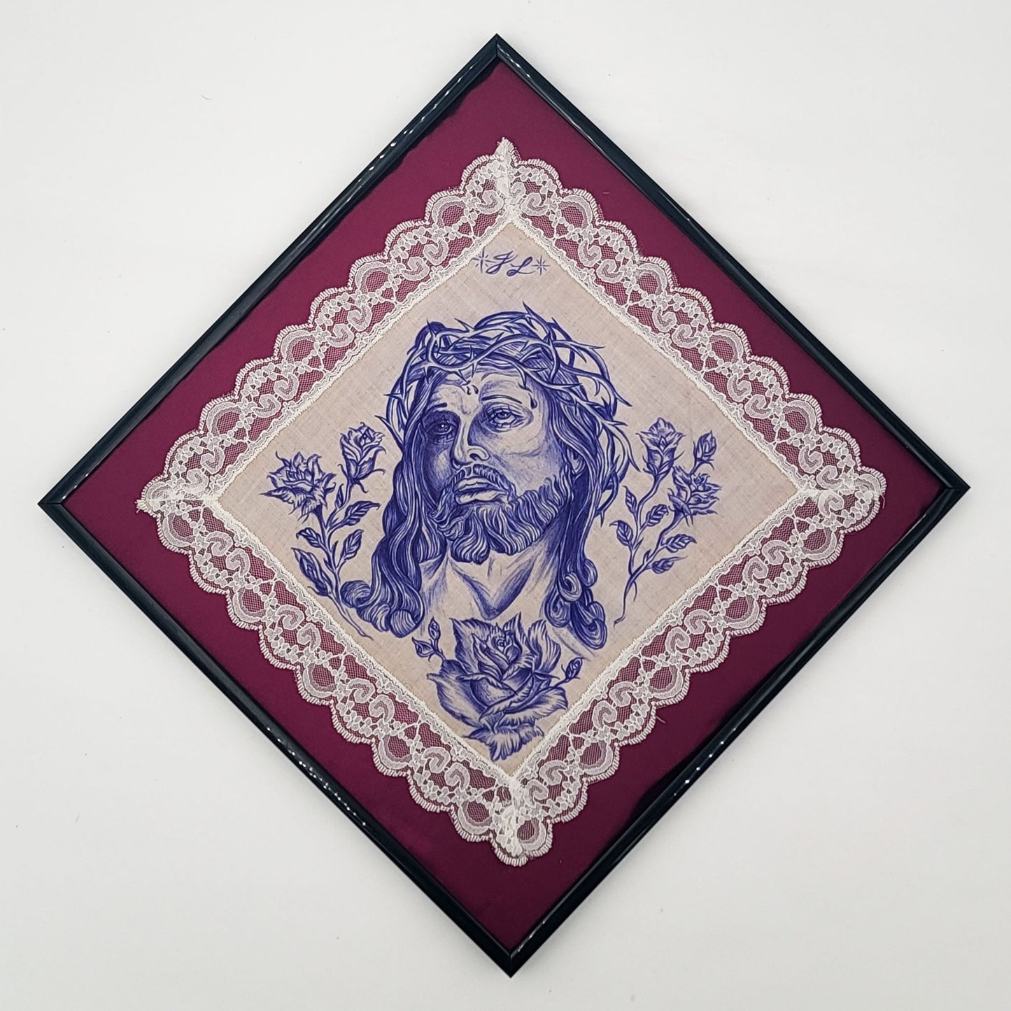 Ballpoint Pen Art on Teacloths by Joel Lopez
