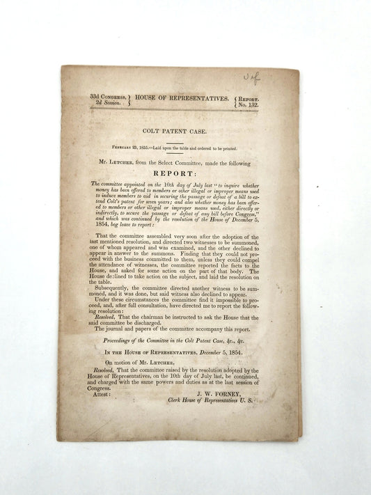 Colt Patent Case 1855