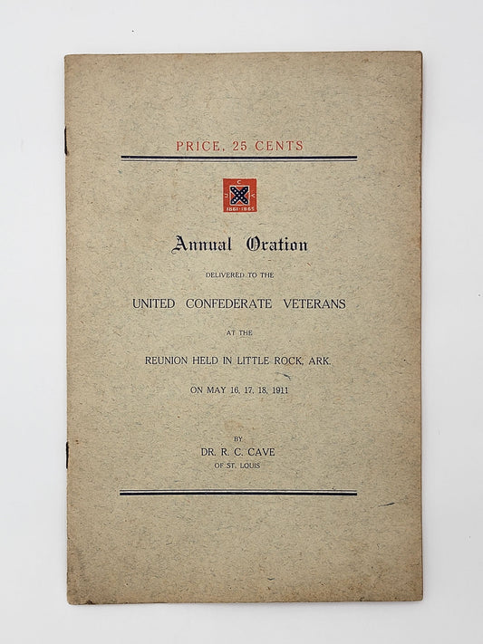 United Confederate Veterans Arkansas Annual Oration