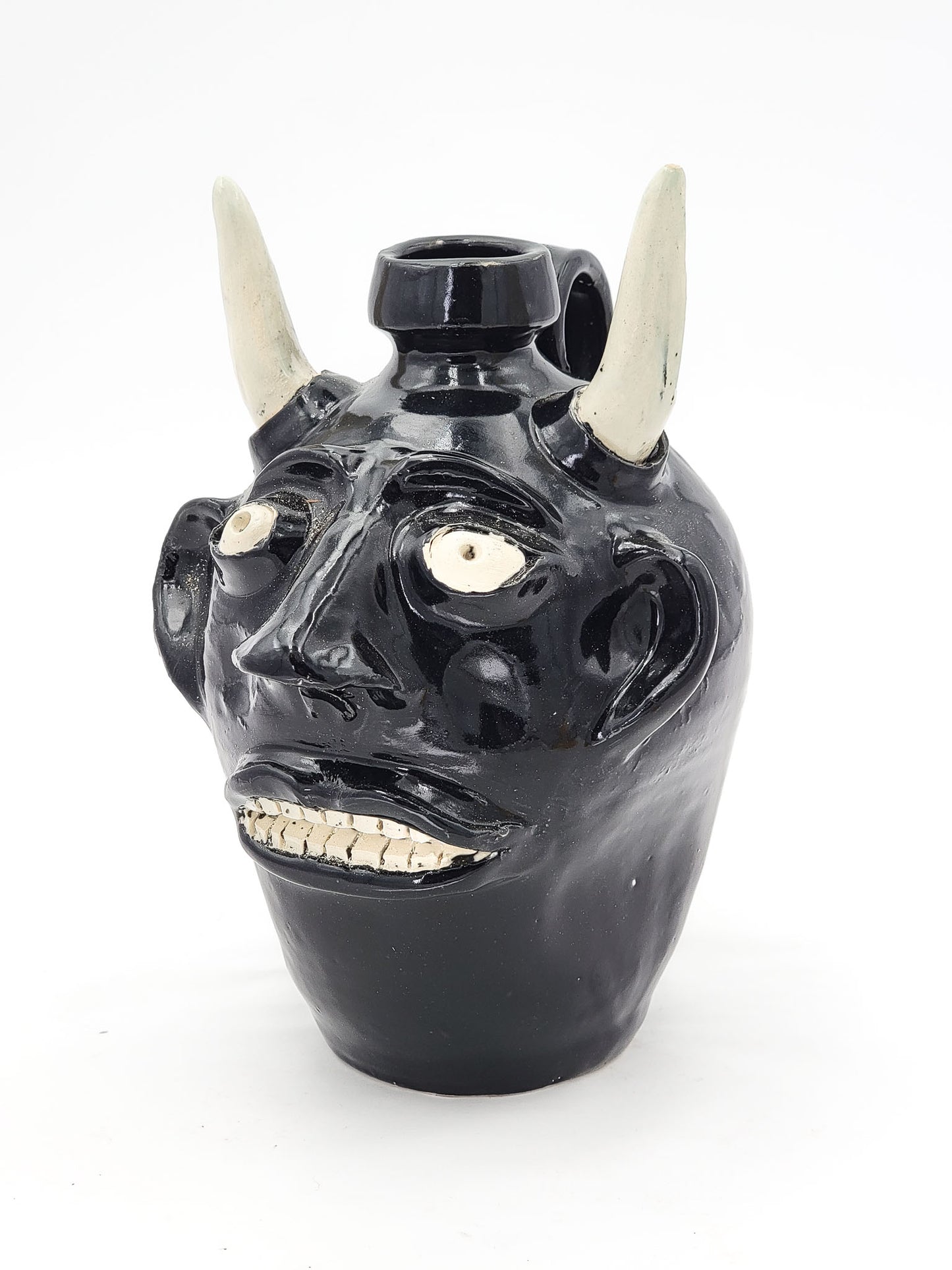 Signed Devil Head Jug