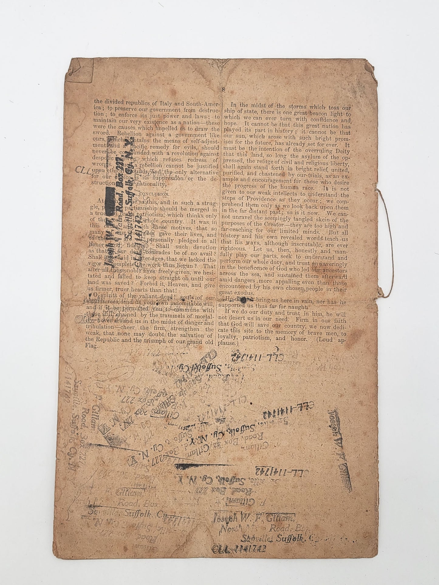 General McClellan's Letter Of Acceptance