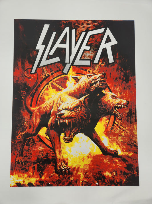 Slayer Hound of Hell Limited Edition Numbered Poster